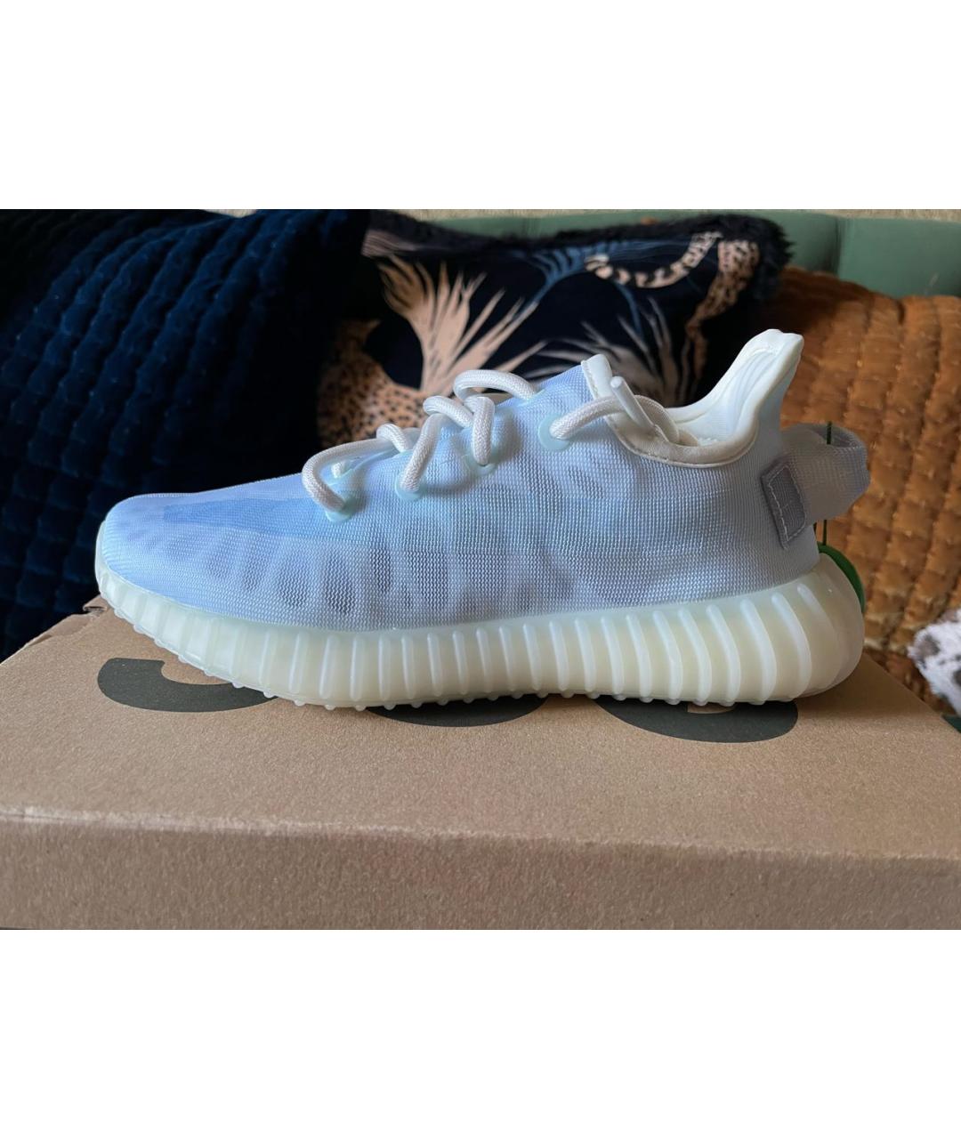 ADIDAS YEEZY Голубые кроссовки, фото 5