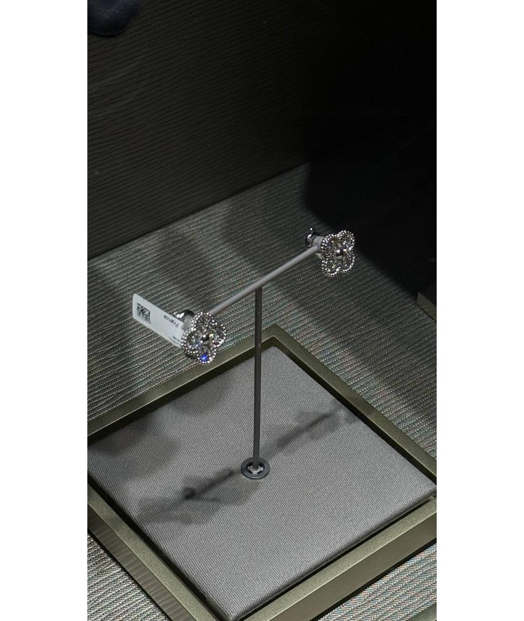 VAN CLEEF & ARPELS Белые серьги из белого золота, фото 4