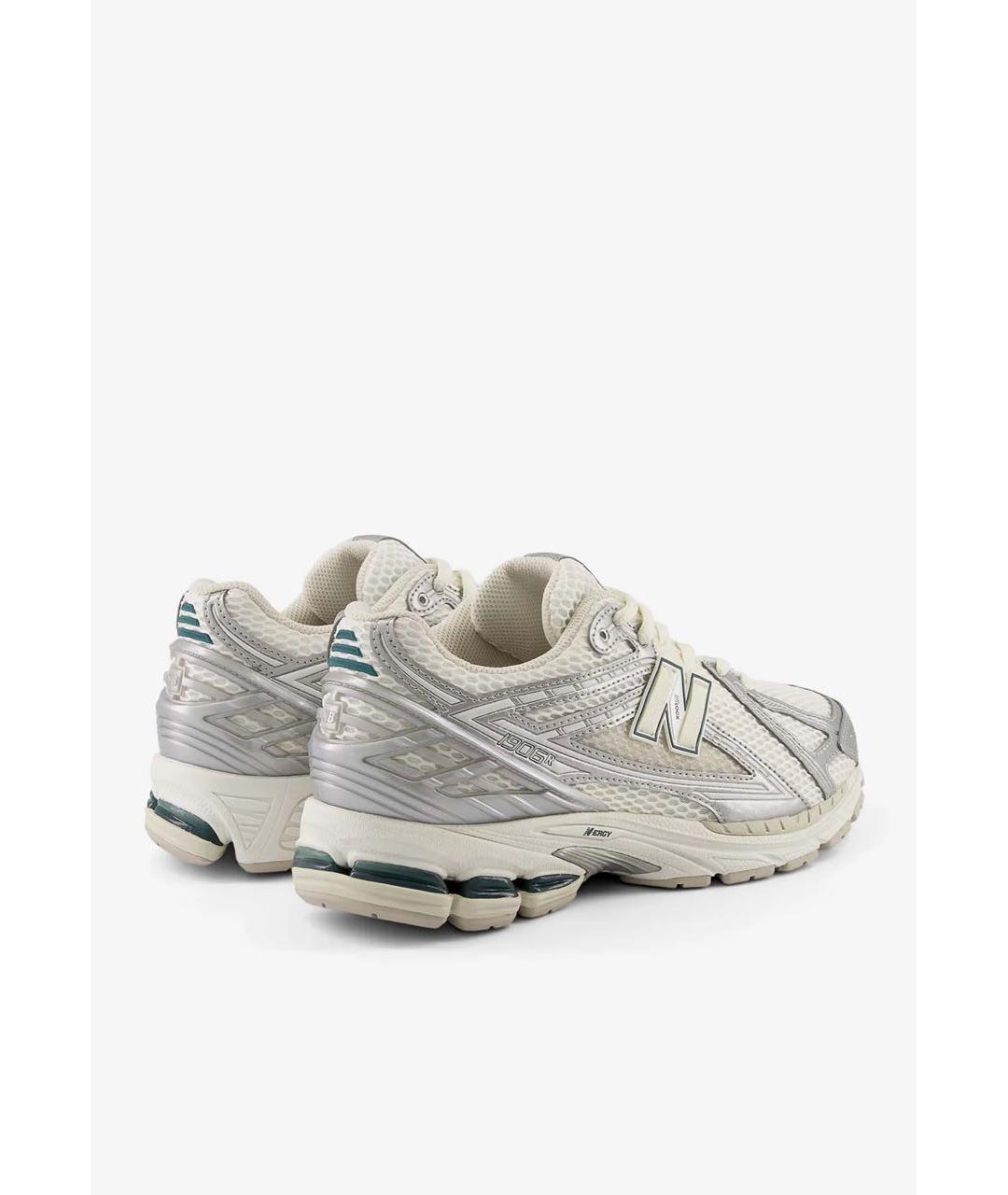 NEW BALANCE Серебряные текстильные низкие кроссовки / кеды, фото 4