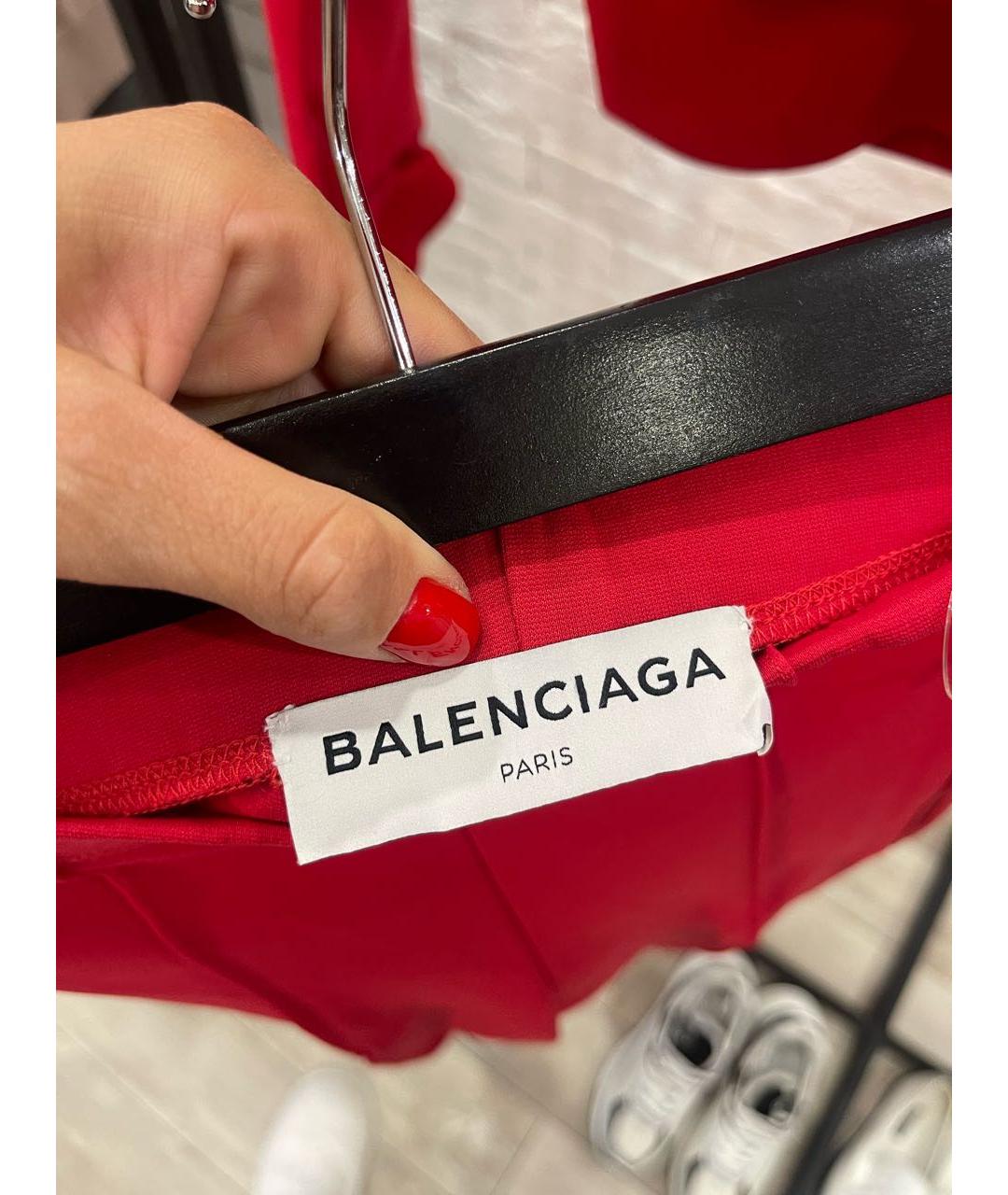 BALENCIAGA Красный вискозный спортивные костюмы, фото 8