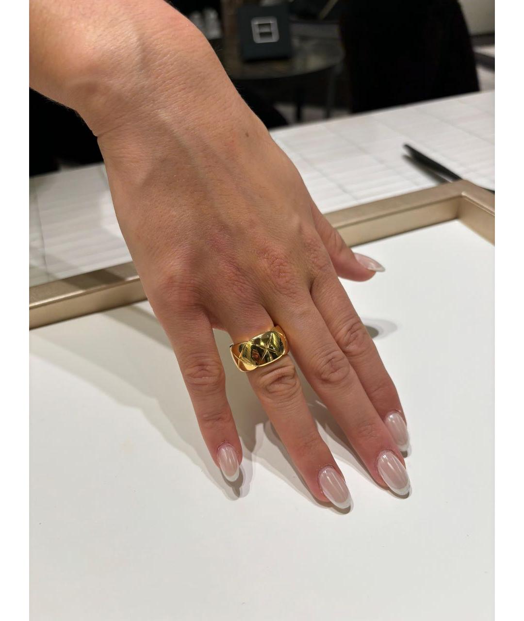 CHANEL Золотое кольцо из желтого золота, фото 2