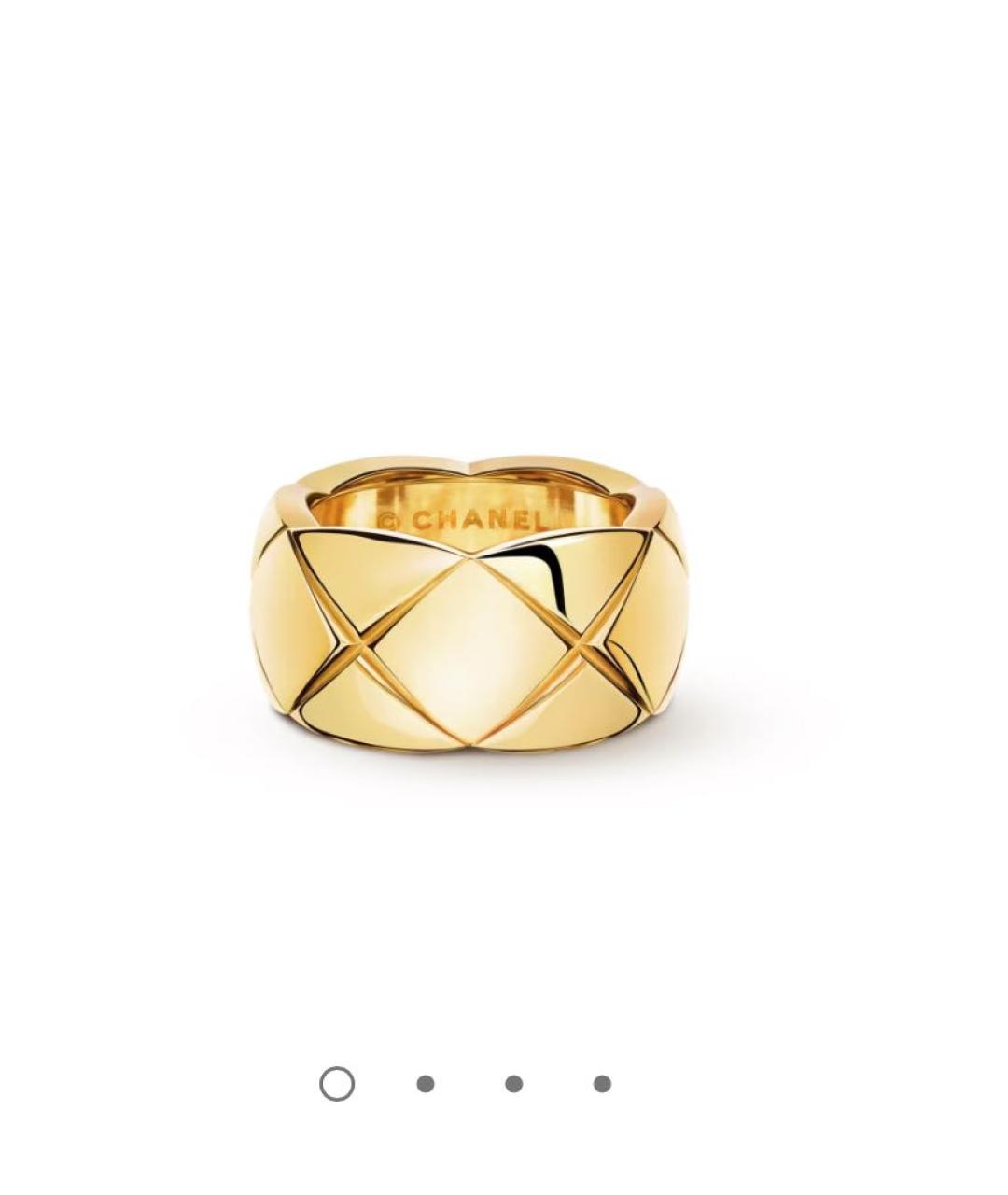 CHANEL Золотое кольцо из желтого золота, фото 1