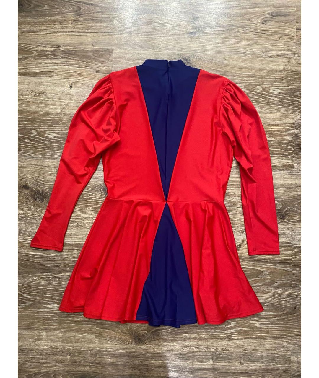 ADIDAS Красное полиамидовое повседневное платье, фото 7
