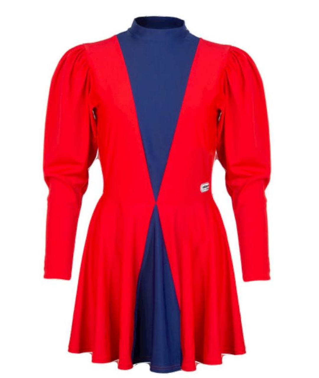 ADIDAS Красное полиамидовое повседневное платье, фото 9