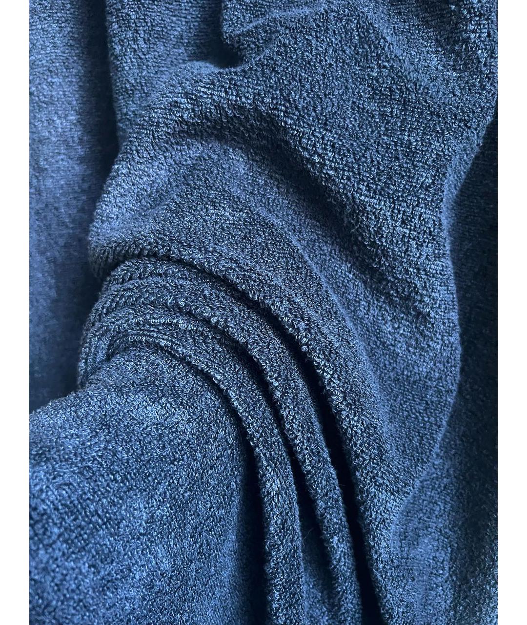 LORO PIANA Темно-синее повседневное платье, фото 3