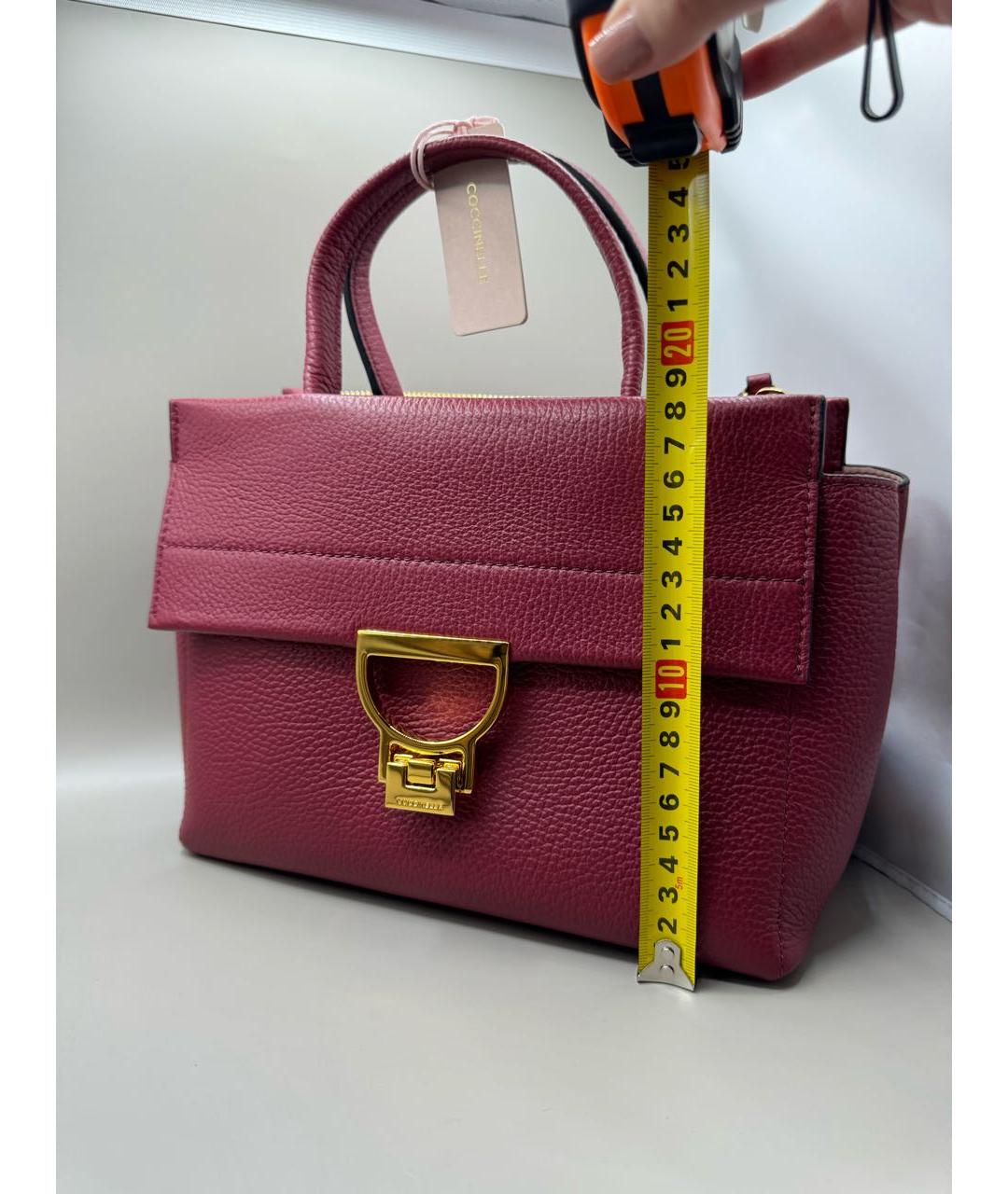 COCCINELLE Красная кожаная сумка через плечо, фото 7