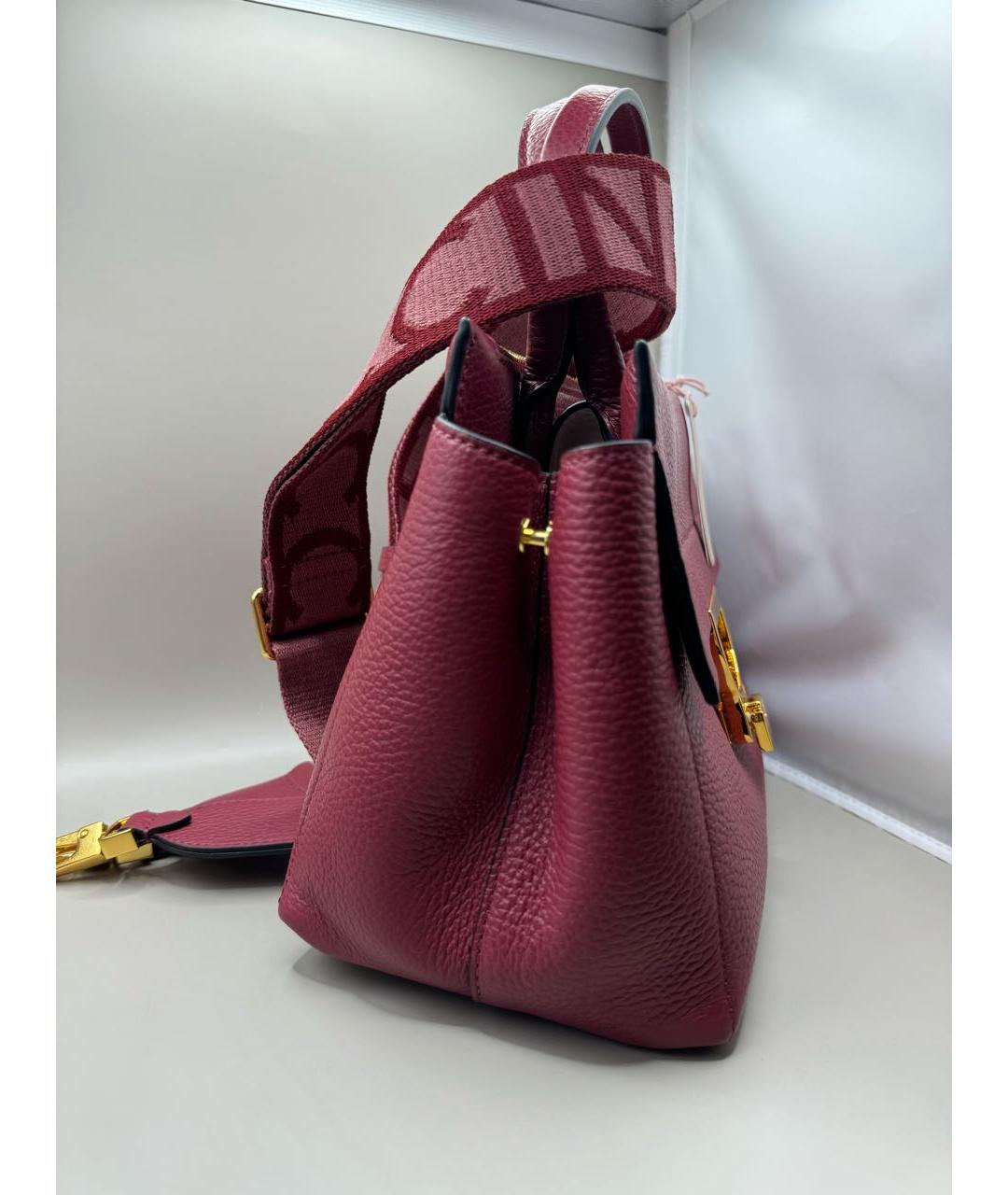 COCCINELLE Красная кожаная сумка через плечо, фото 2