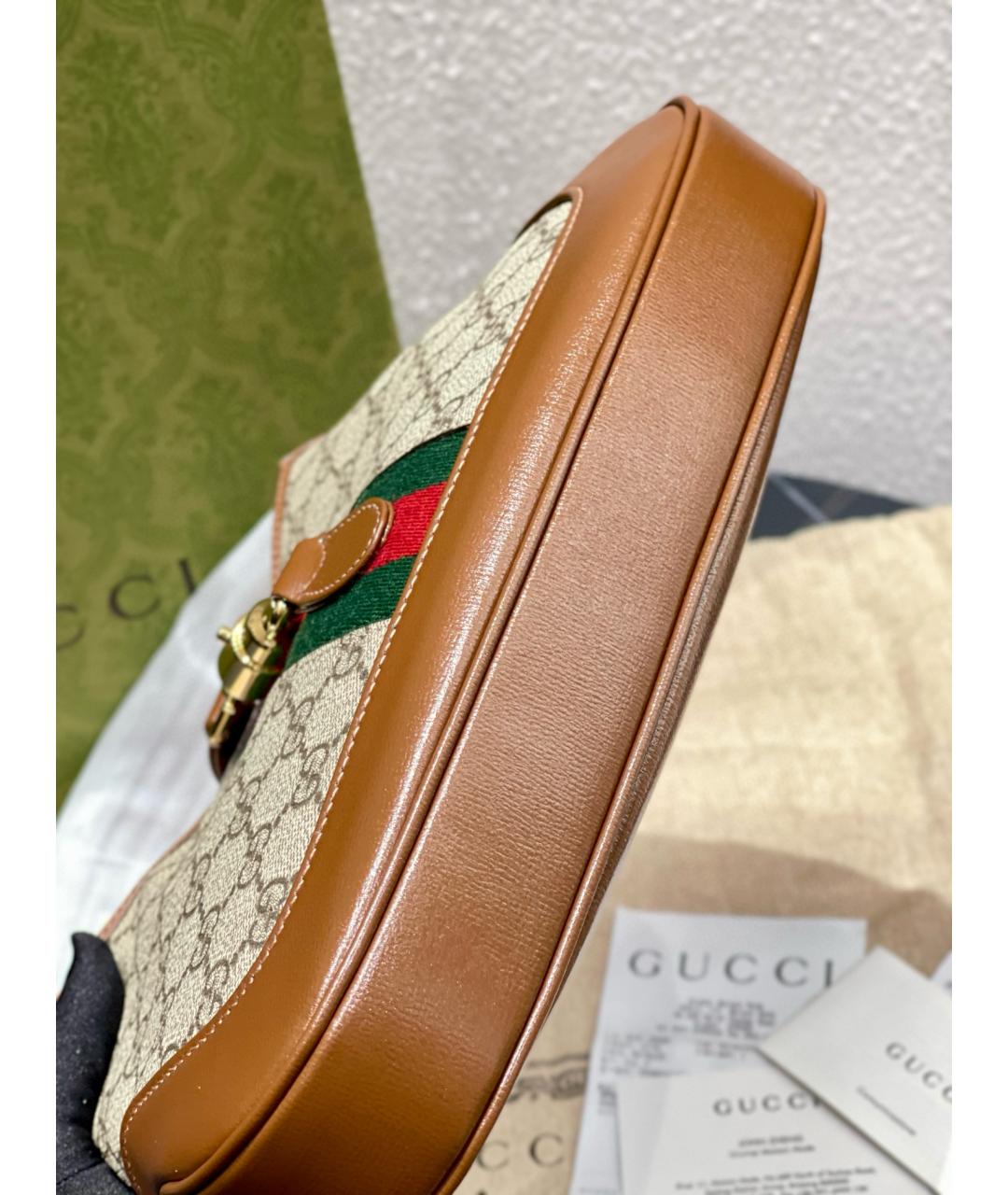 GUCCI Коричневая сумка через плечо, фото 7