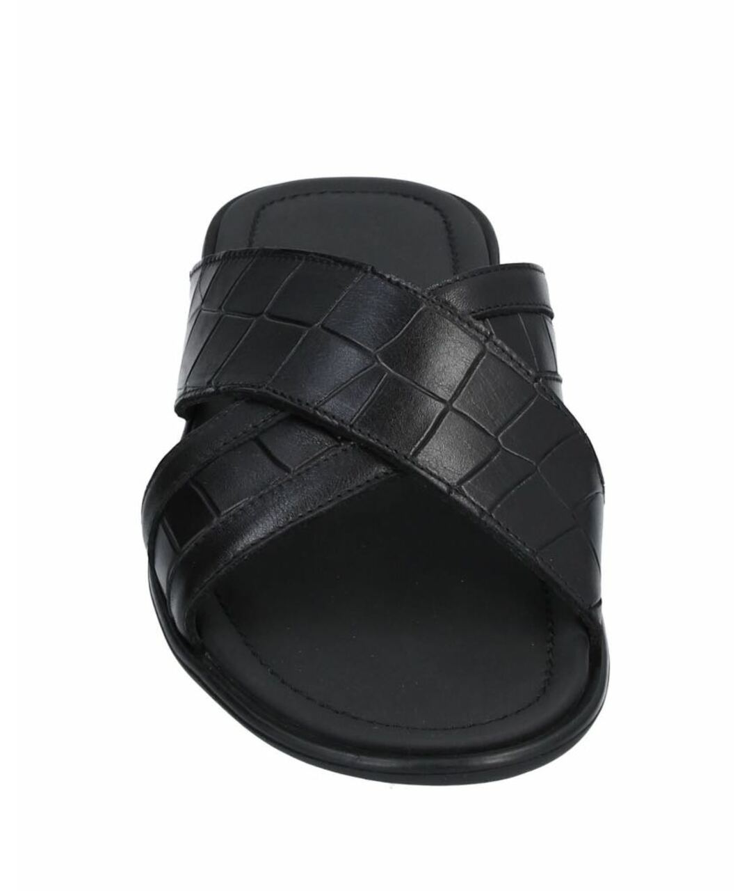 DOUCAL'S Черные кожаные сандалии, фото 2