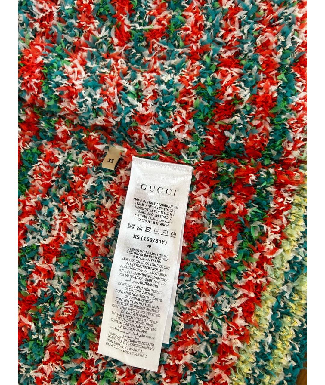 GUCCI Мульти хлопковый кардиган, фото 5