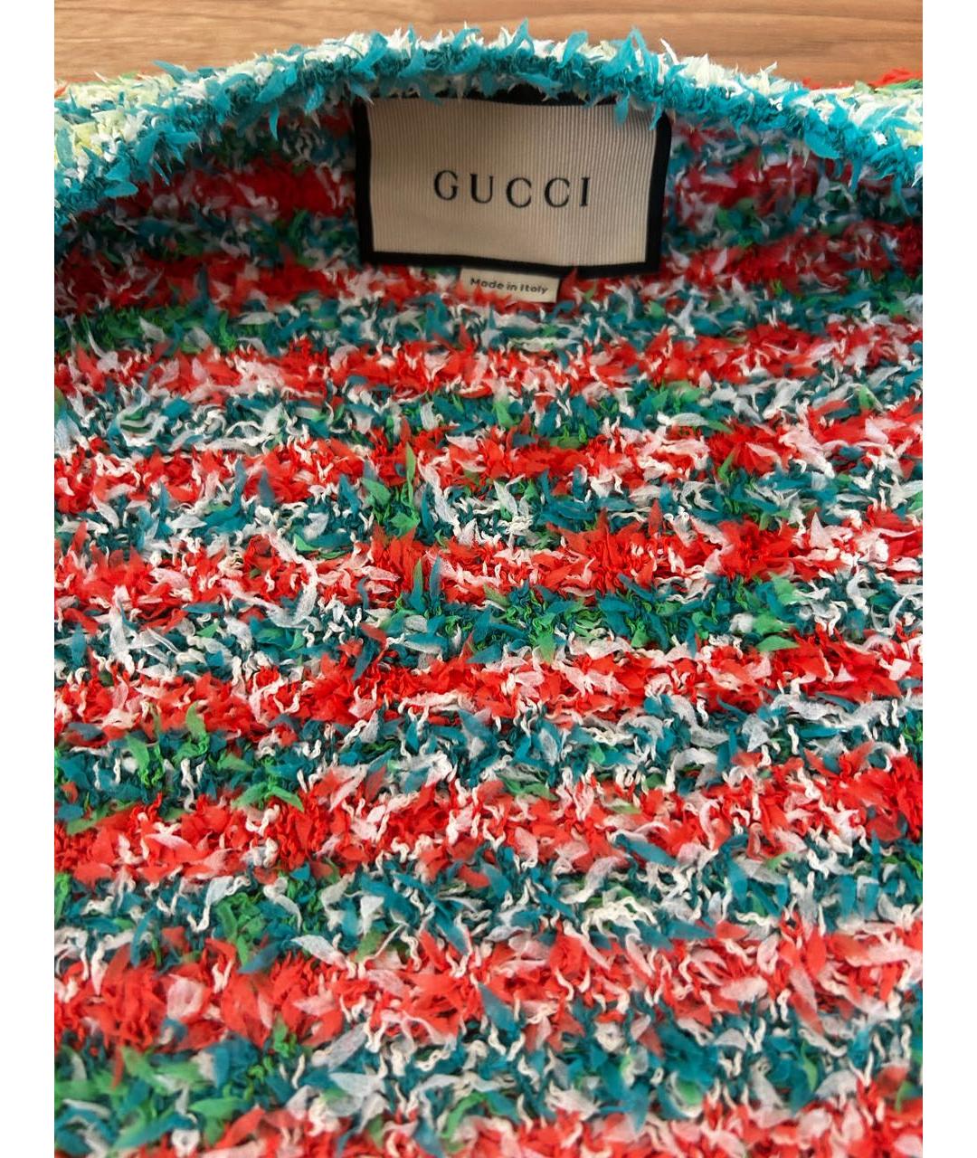 GUCCI Мульти хлопковый кардиган, фото 3
