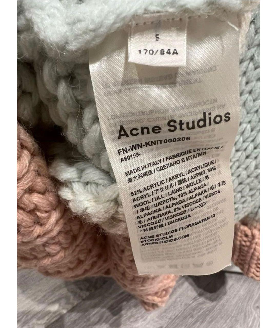 ACNE STUDIOS Розовый шерстяной джемпер / свитер, фото 5