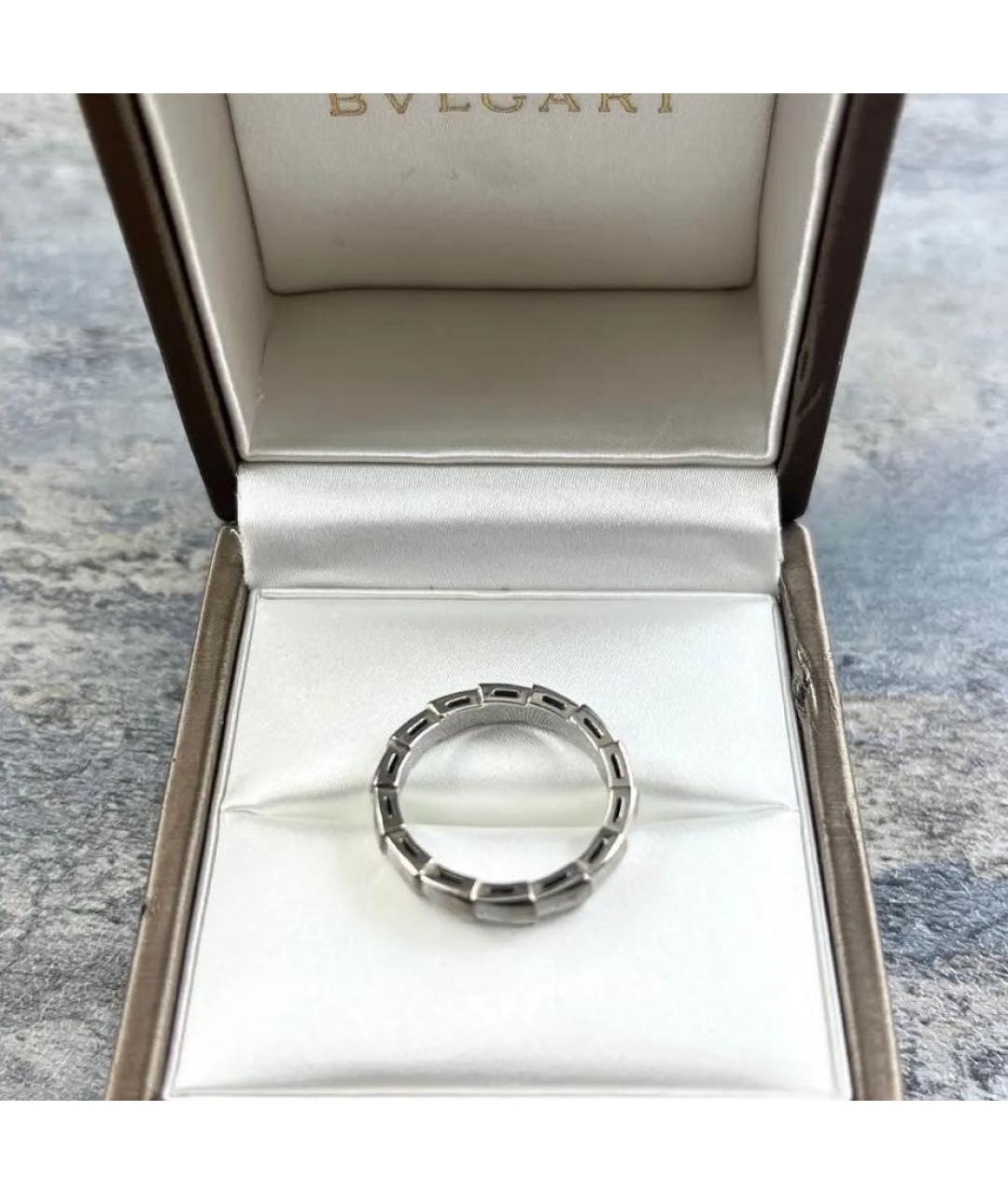 BVLGARI Серебряное кольцо из белого золота, фото 5