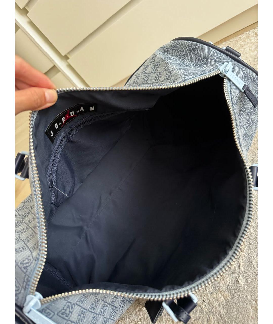 JORDAN Серая дорожная/спортивная сумка, фото 4