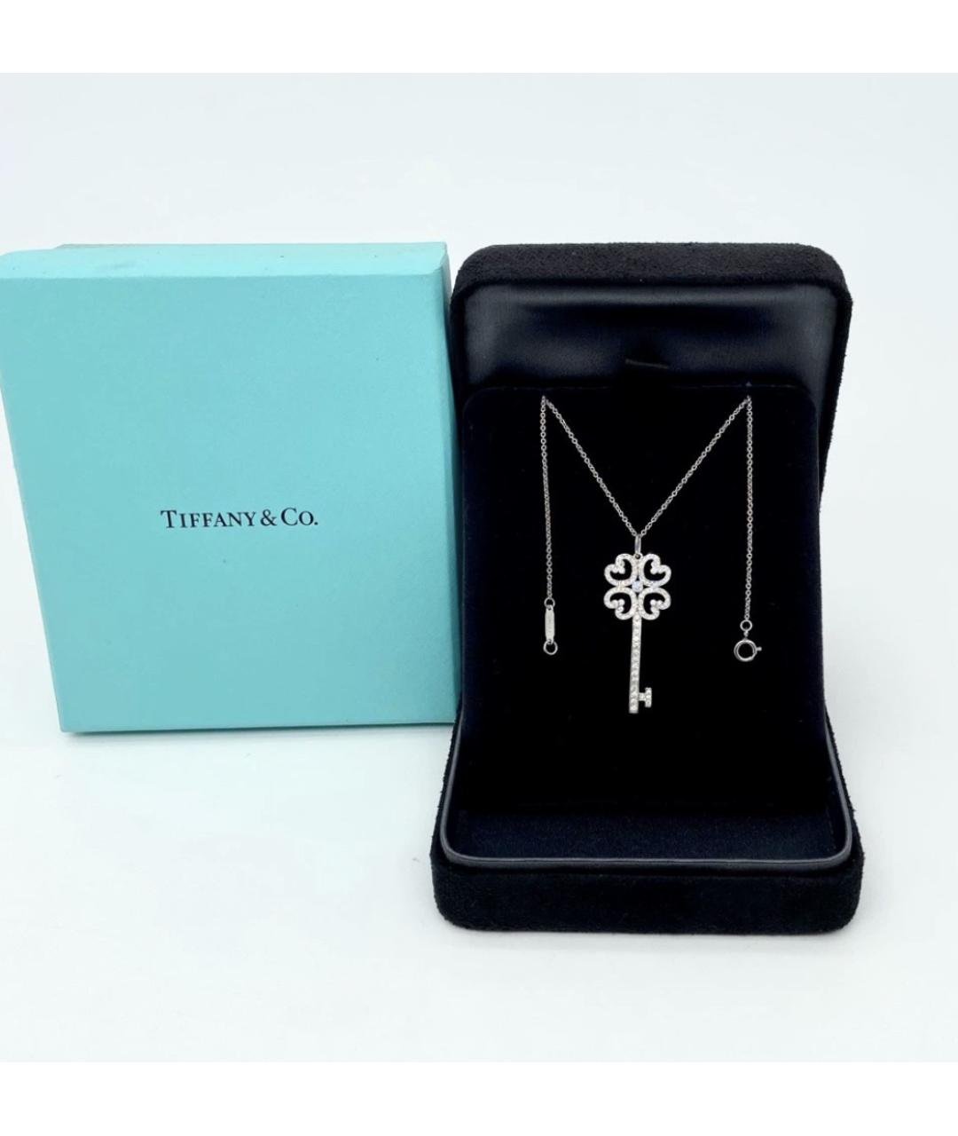 TIFFANY&CO Белое платиновое колье, фото 2