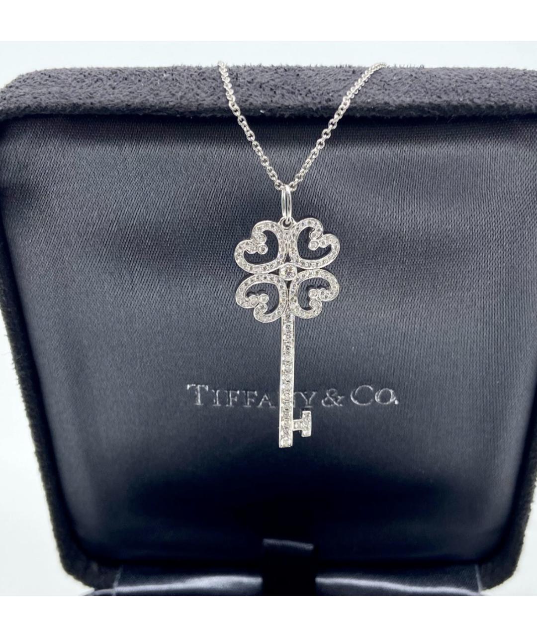 TIFFANY&CO Белое платиновое колье, фото 1