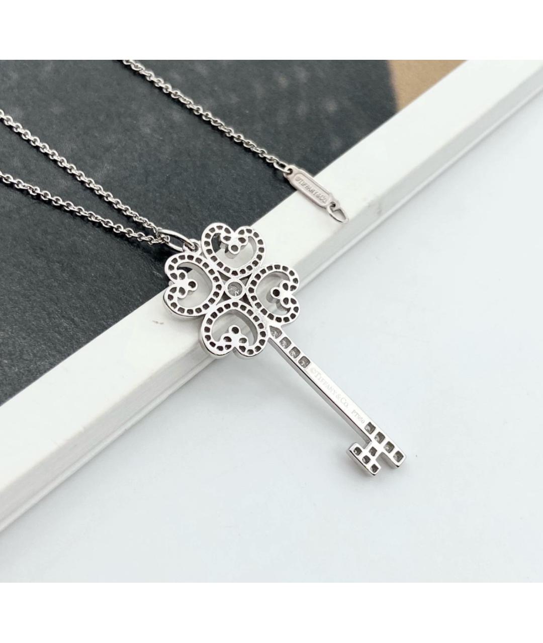 TIFFANY&CO Белое платиновое колье, фото 5