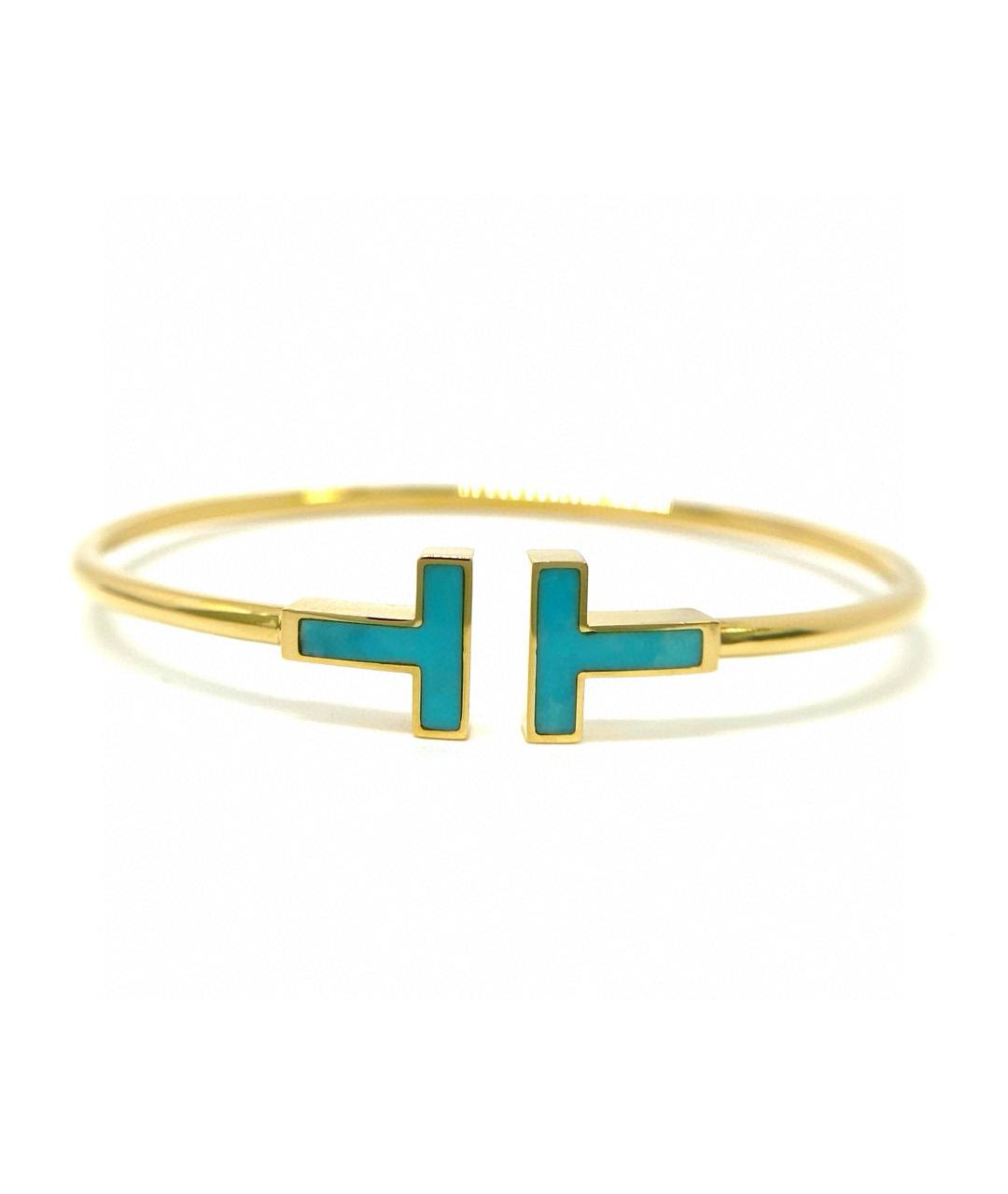 TIFFANY&CO Бирюзовый браслет из желтого золота, фото 6