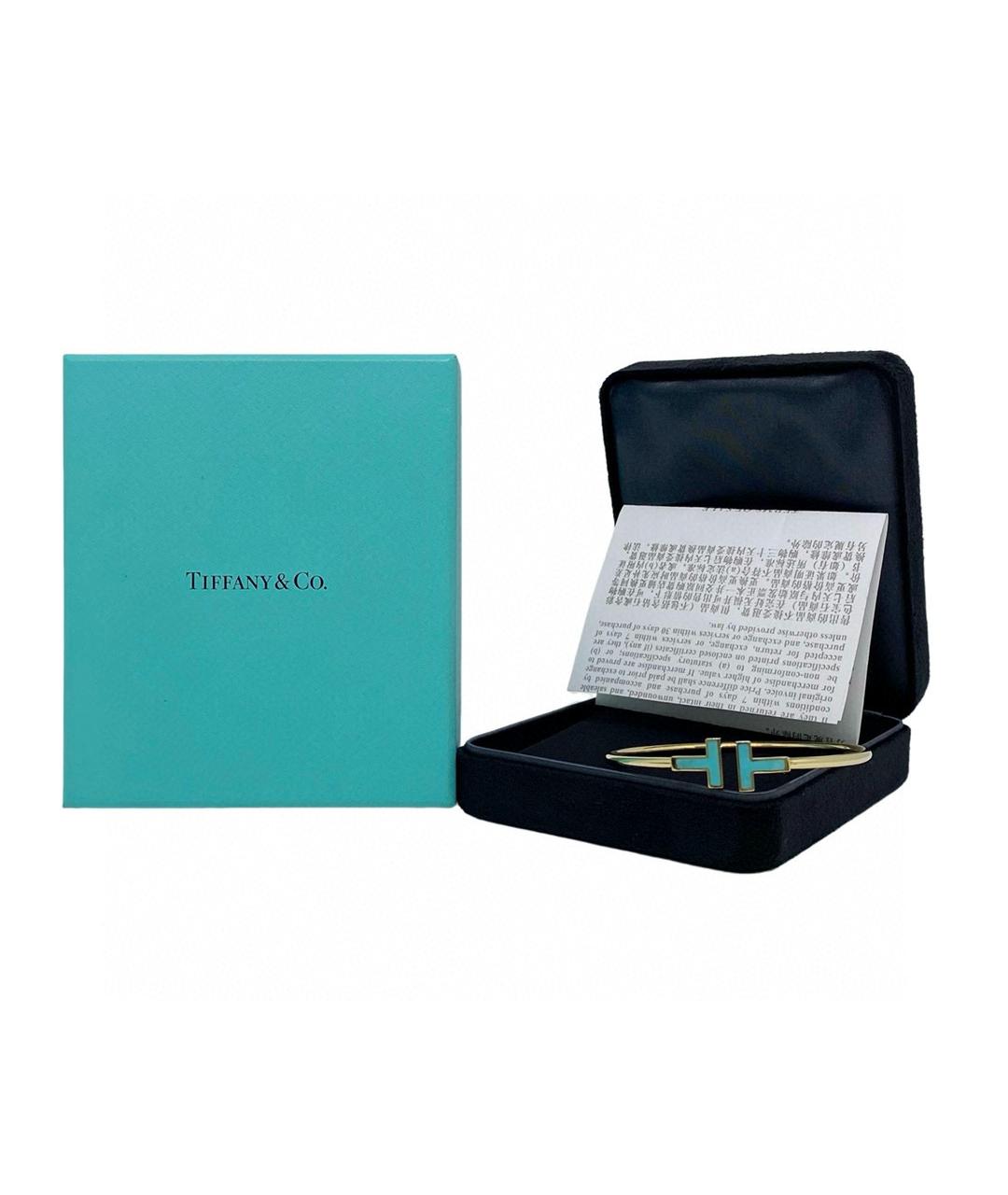 TIFFANY&CO Бирюзовый браслет из желтого золота, фото 2