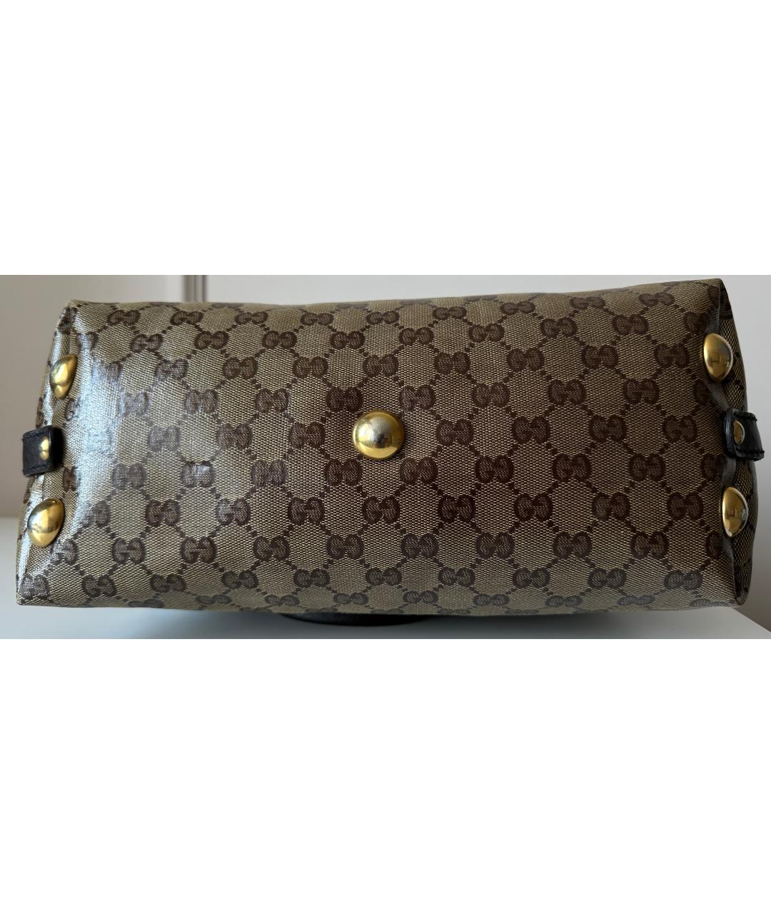GUCCI Коричневая сумка с короткими ручками, фото 7