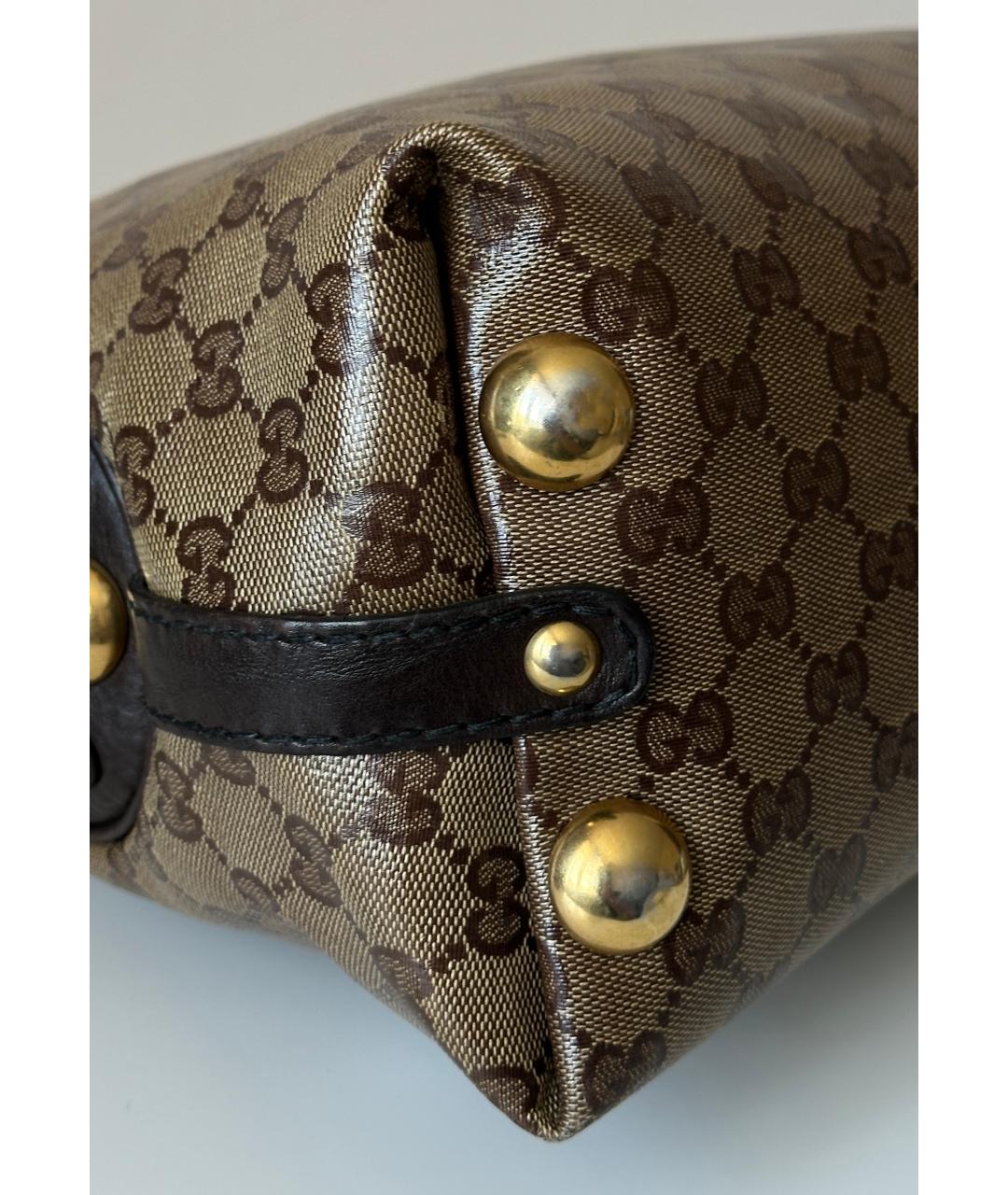 GUCCI Коричневая сумка с короткими ручками, фото 6