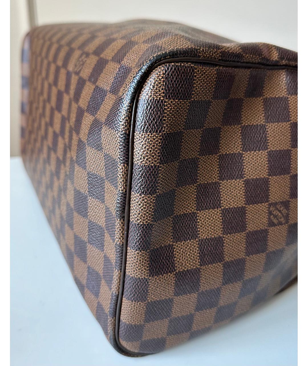 LOUIS VUITTON Коричневая сумка с короткими ручками, фото 3