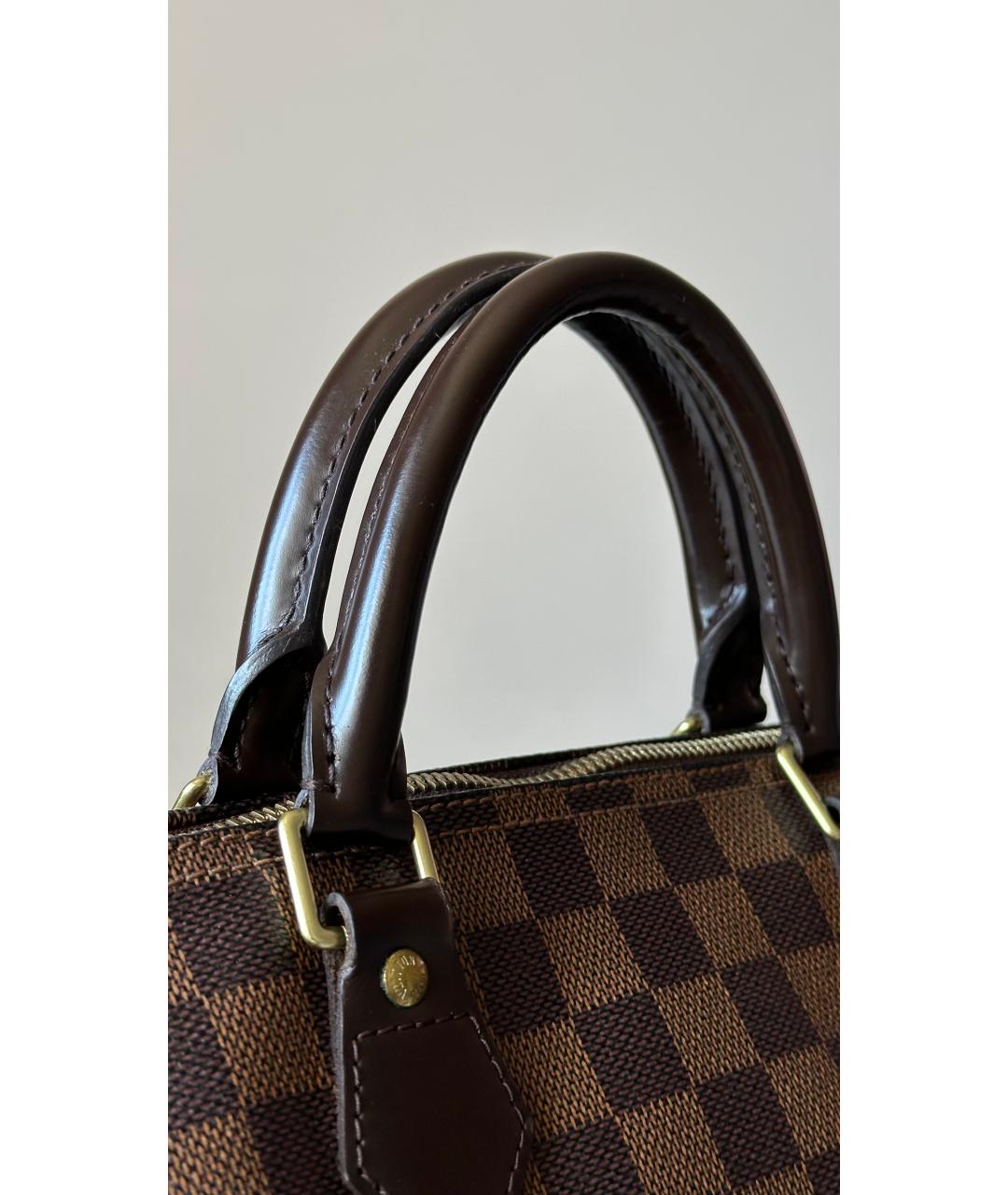 LOUIS VUITTON Коричневая сумка с короткими ручками, фото 5