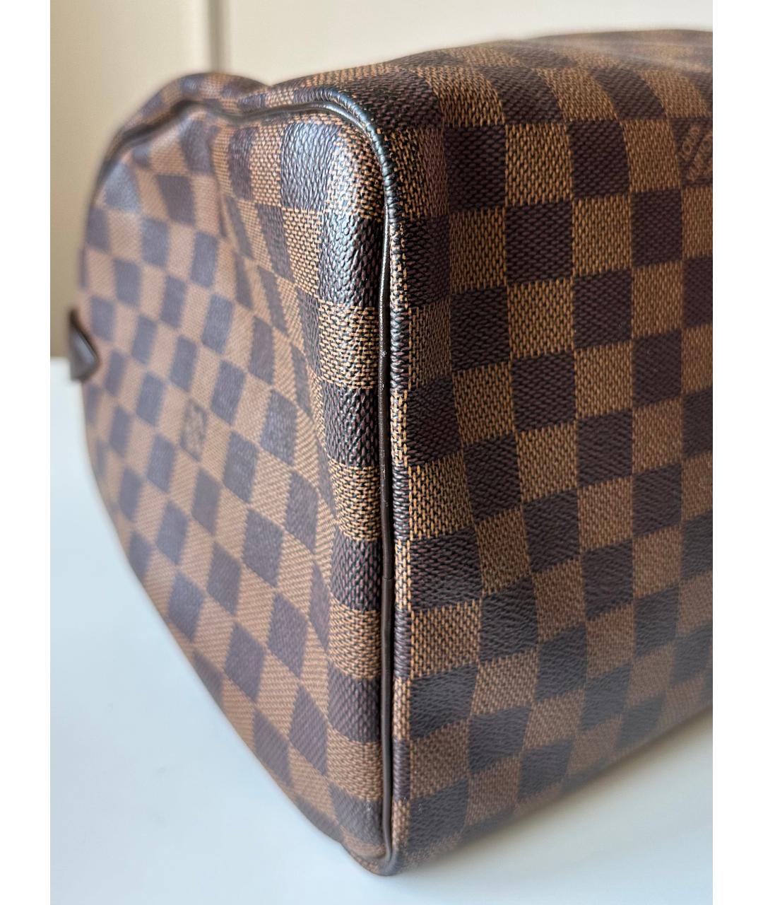 LOUIS VUITTON Коричневая сумка с короткими ручками, фото 6