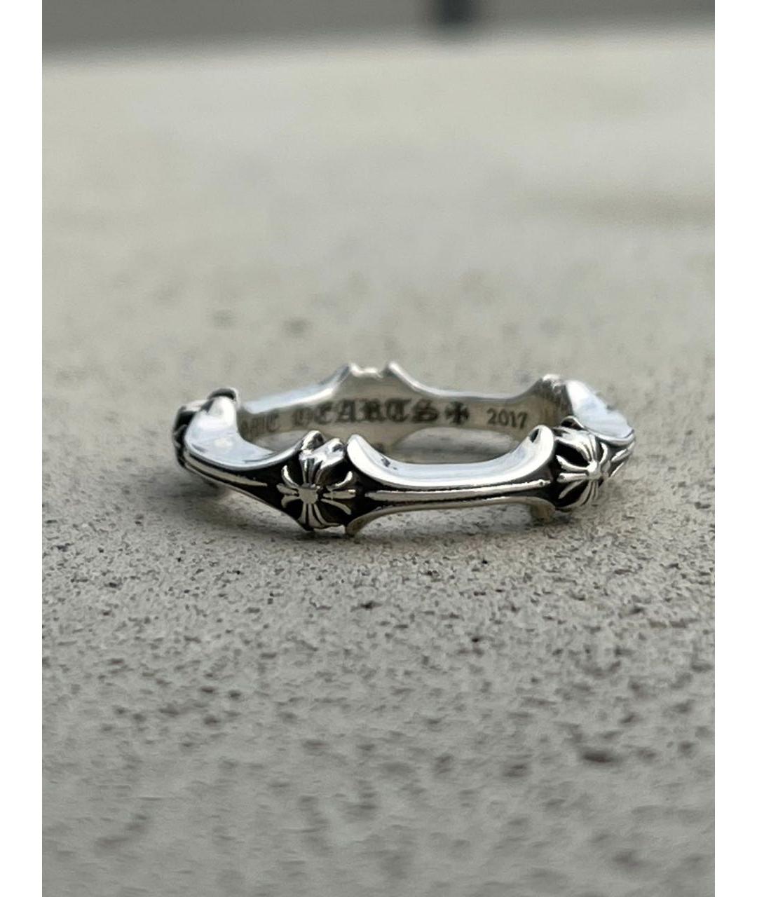 CHROME HEARTS Серебряное серебряное кольцо, фото 2