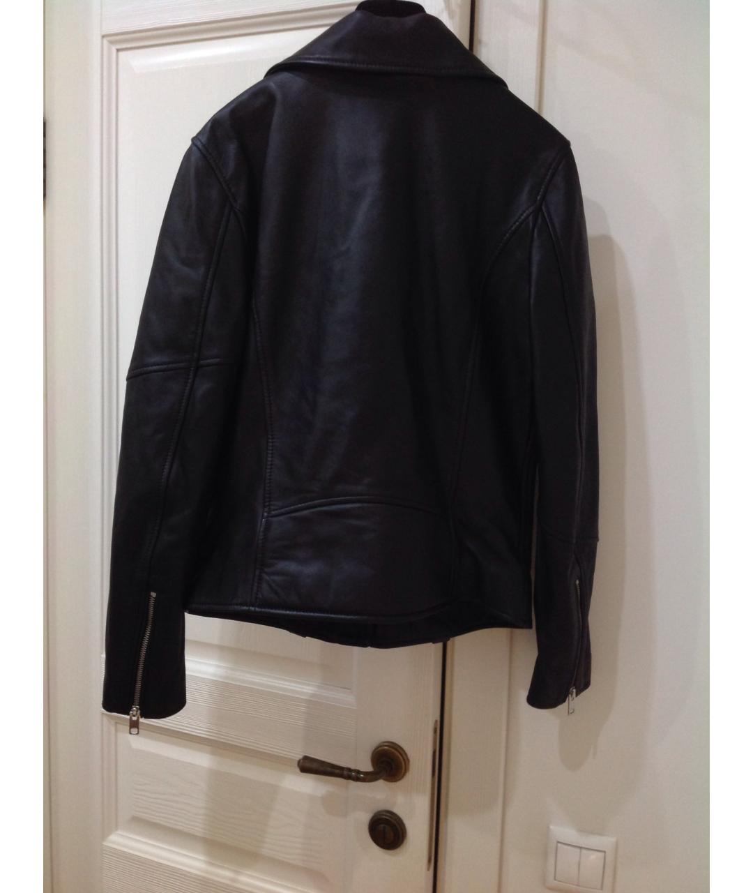 DIESEL Черная кожаная куртка, фото 8