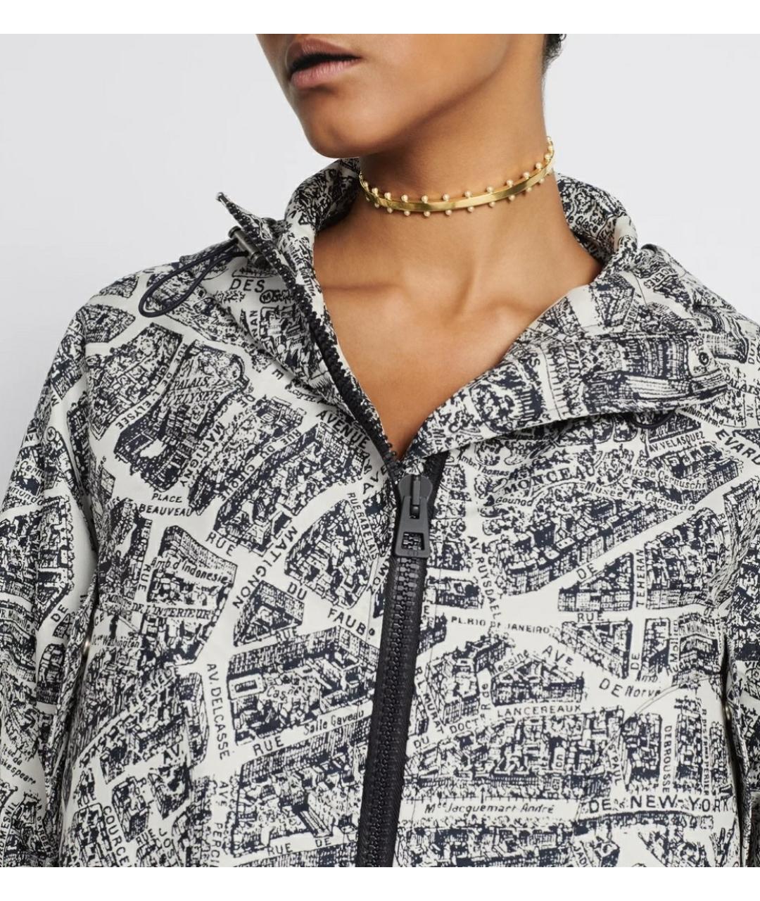 CHRISTIAN DIOR Темно-синяя полиэстеровая куртка, фото 4