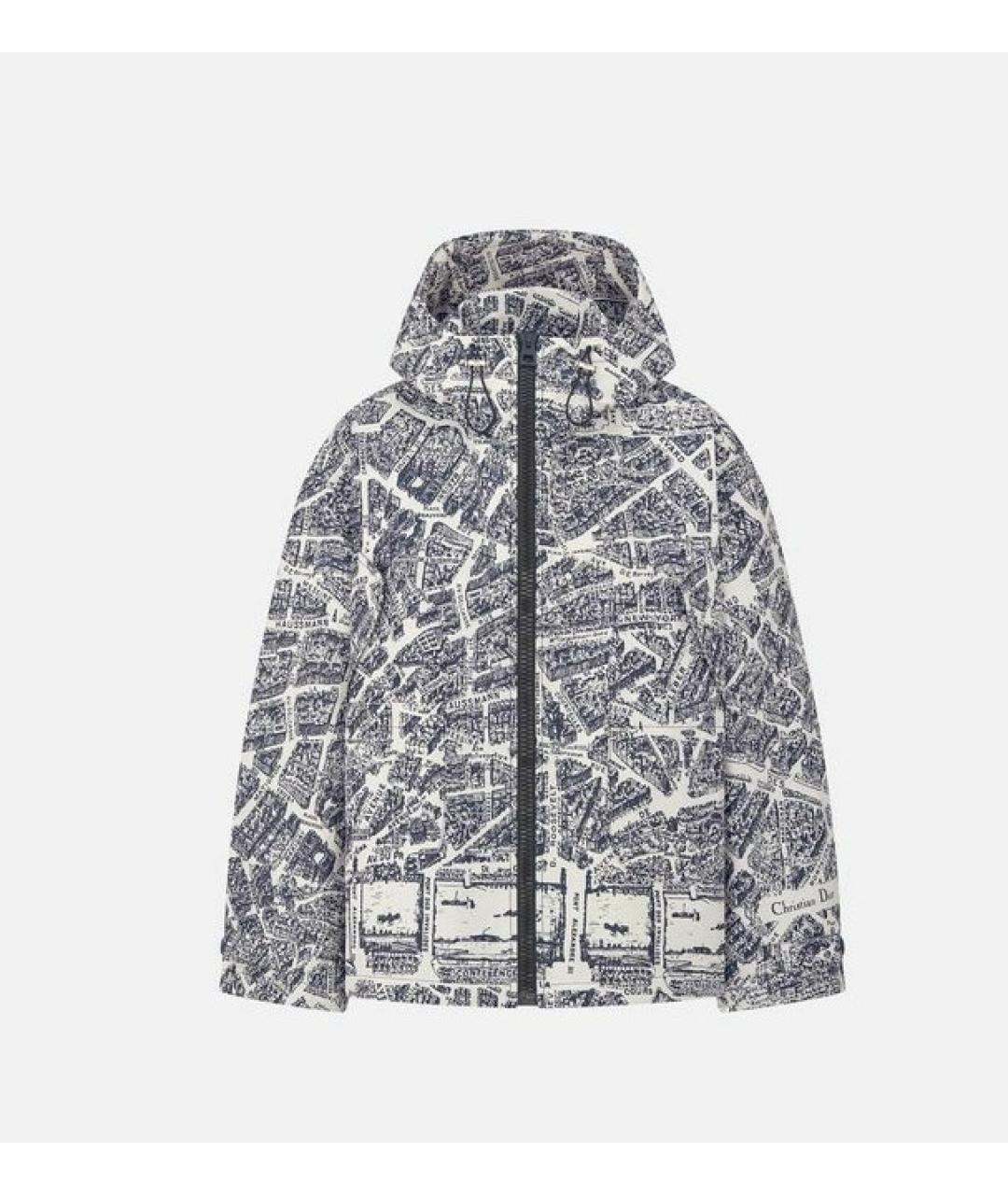 CHRISTIAN DIOR Темно-синяя полиэстеровая куртка, фото 9