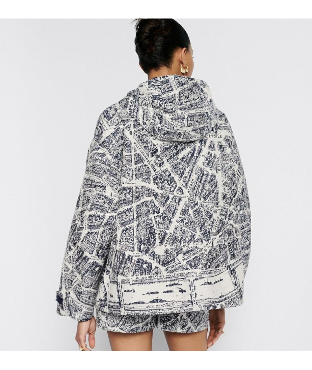 CHRISTIAN DIOR Темно-синяя полиэстеровая куртка, фото 3