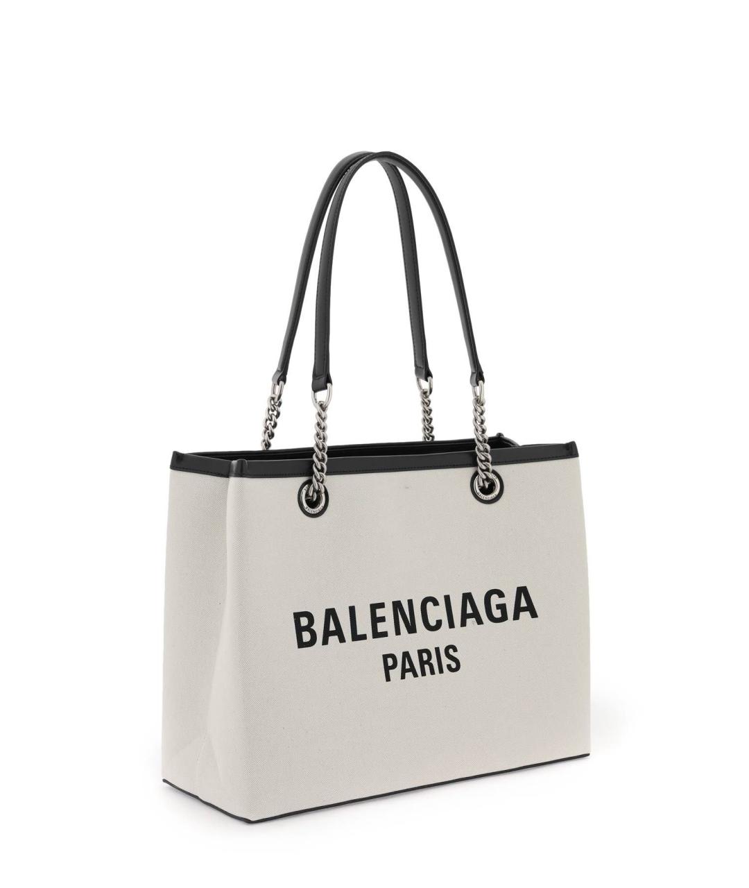 BALENCIAGA Белая сумка тоут, фото 4