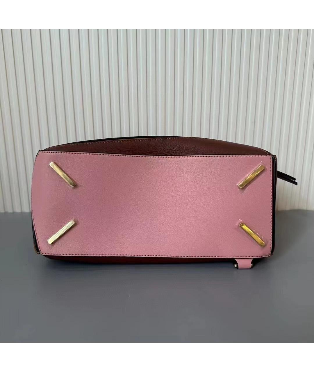 LOEWE Коричневая кожаная сумка через плечо, фото 7