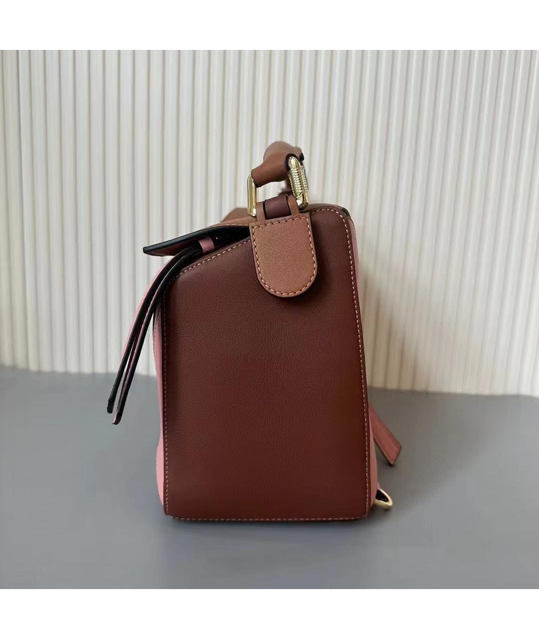 LOEWE Коричневая кожаная сумка через плечо, фото 3