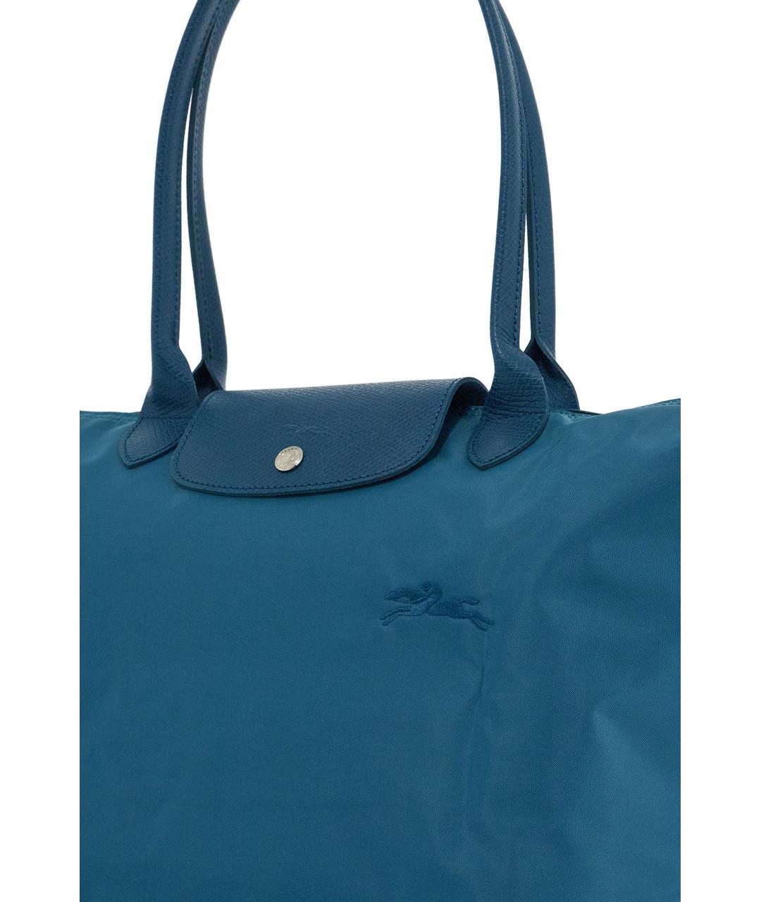LONGCHAMP Синяя сумка тоут, фото 4