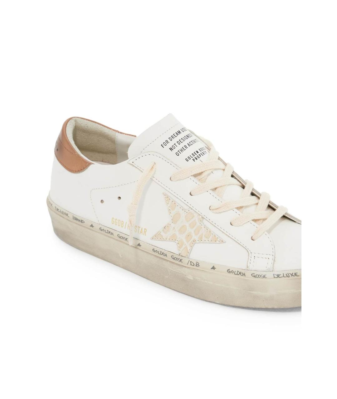 GOLDEN GOOSE DELUXE BRAND Белые кожаные кеды, фото 5