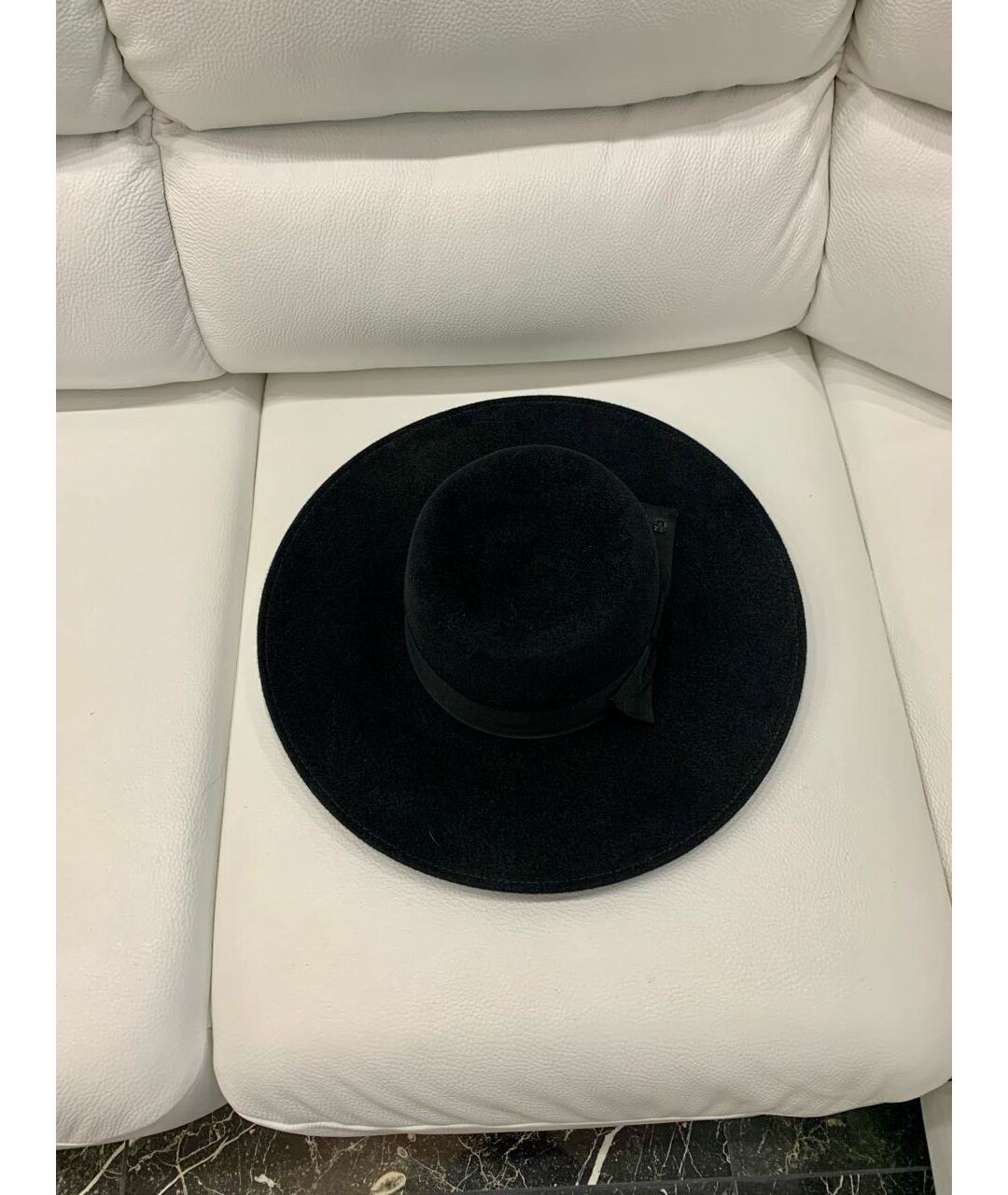 GUCCI Черная шерстяная шляпа, фото 4