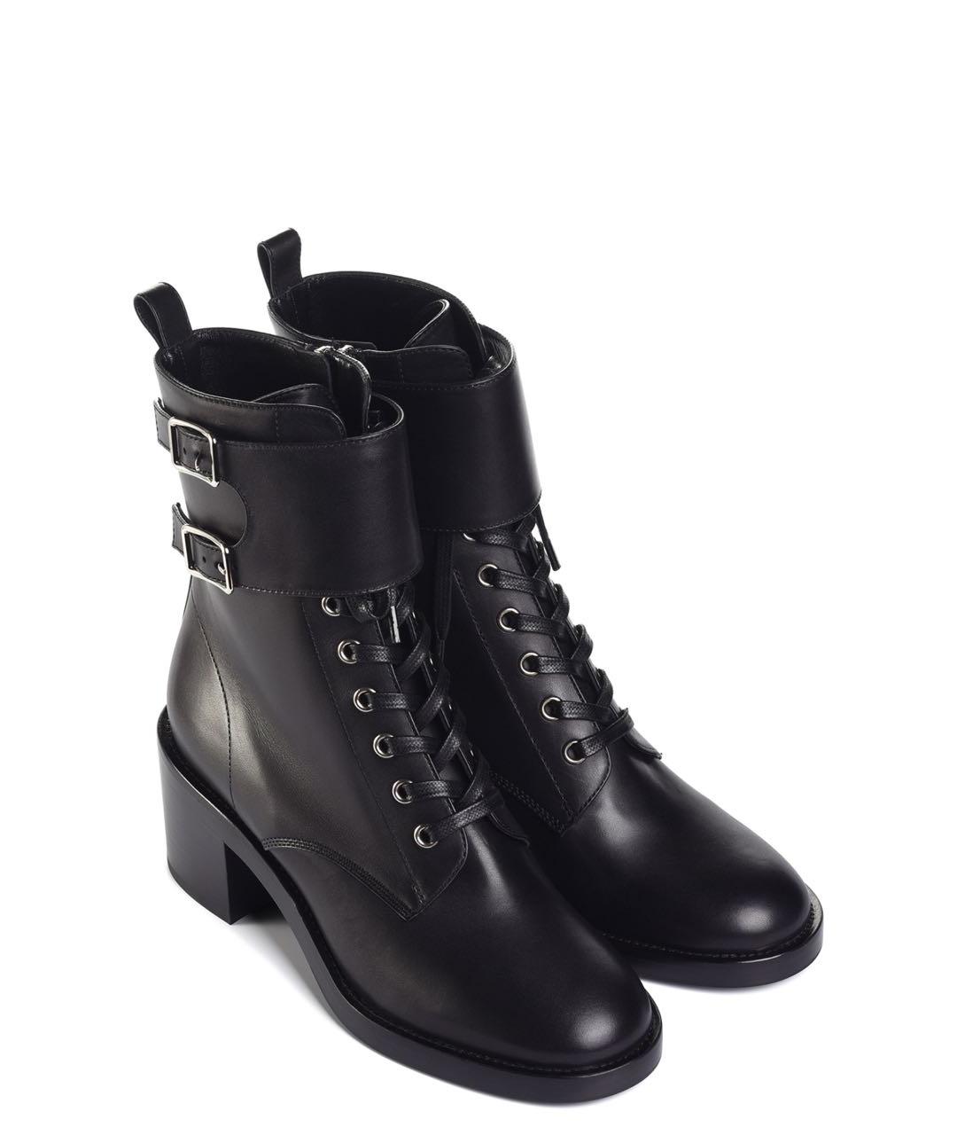 GIANVITO ROSSI Черные кожаные ботинки, фото 2