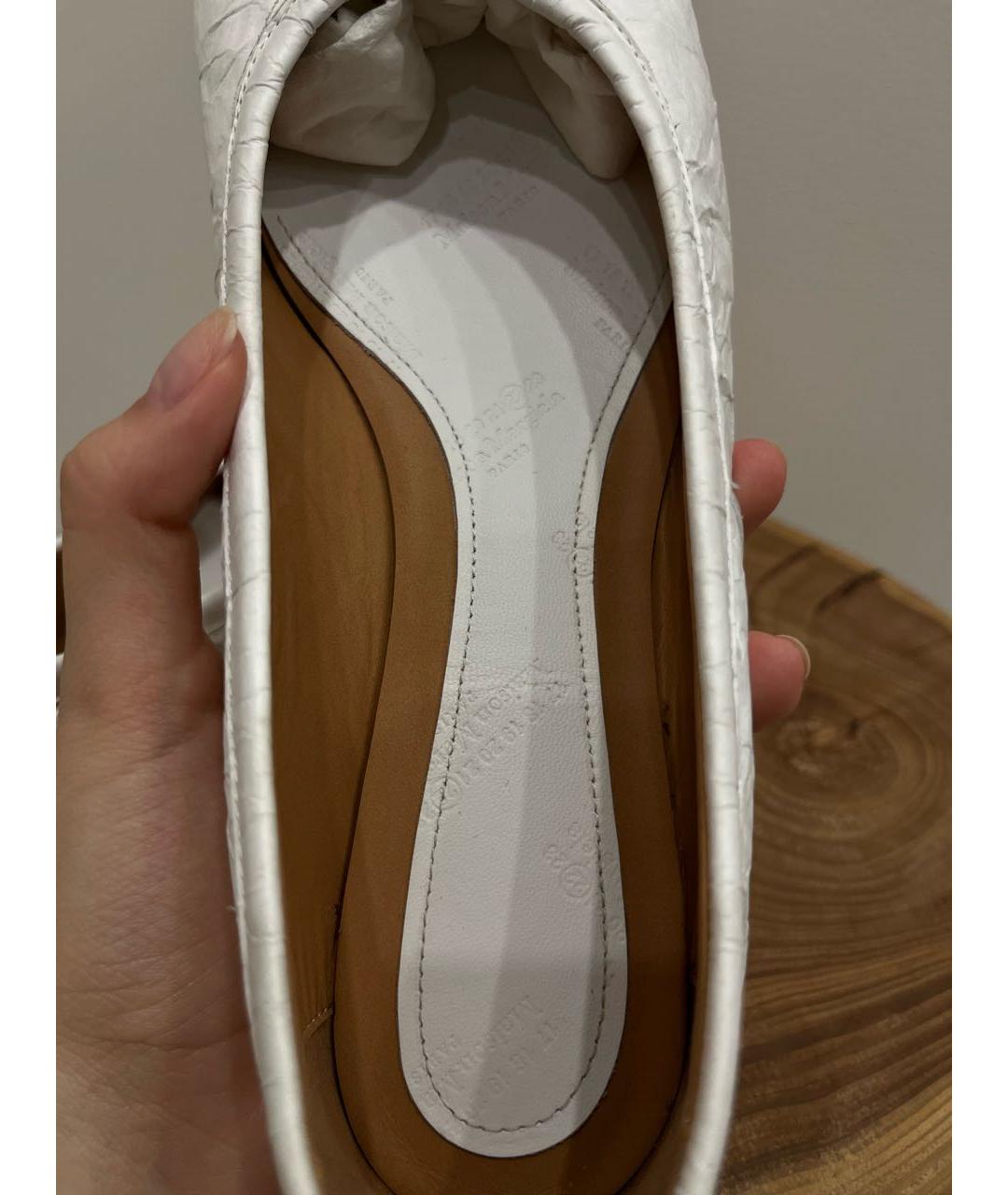 MAISON MARGIELA Белые балетки, фото 5