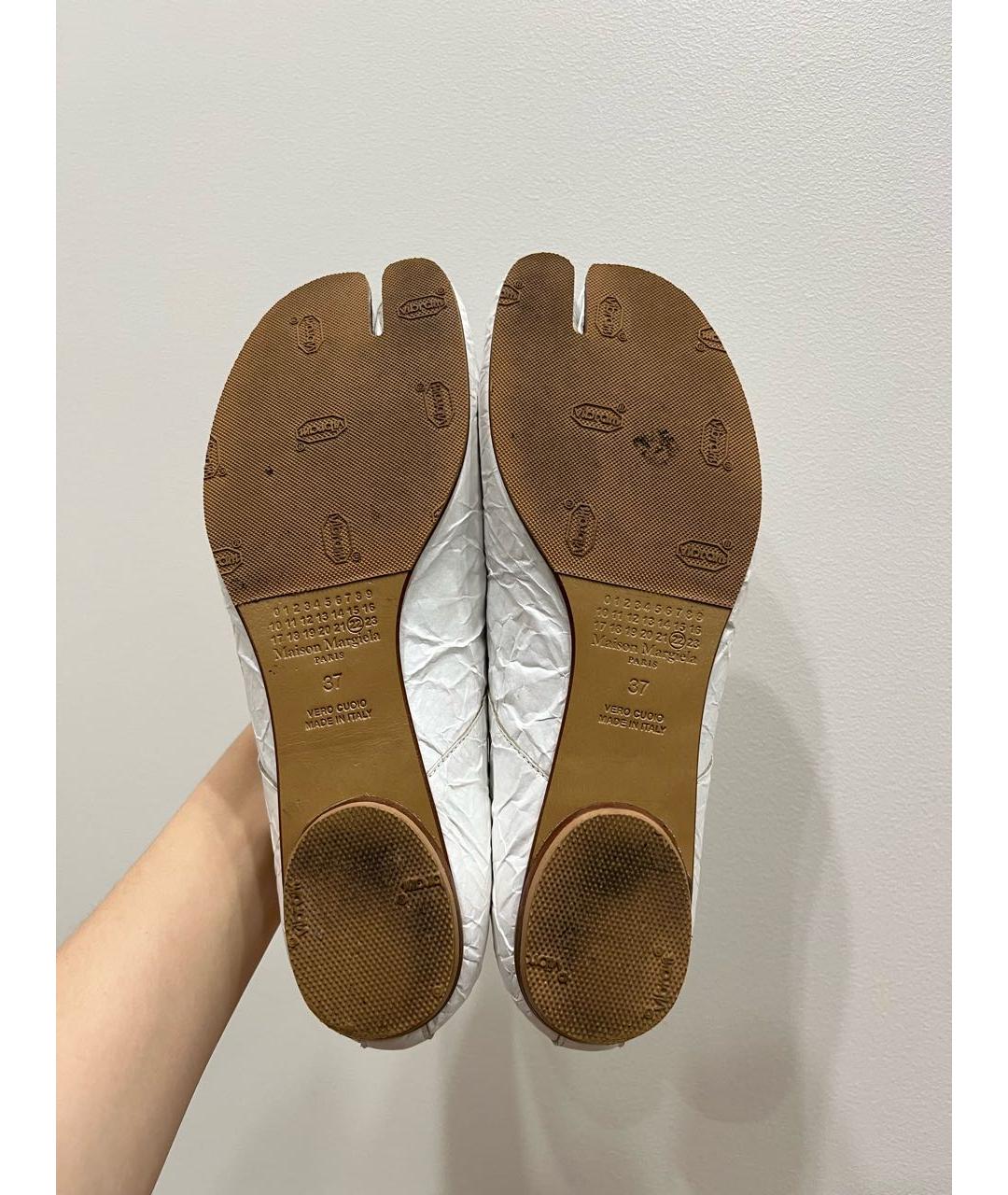 MAISON MARGIELA Белые балетки, фото 8