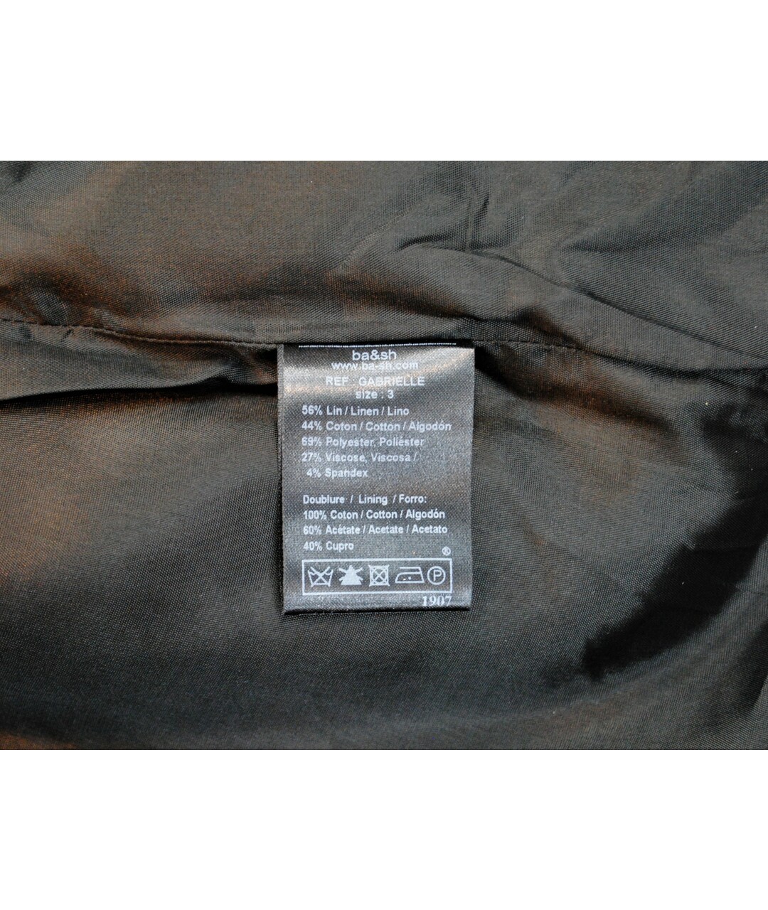 BA&SH Зеленый льняной жакет/пиджак, фото 5