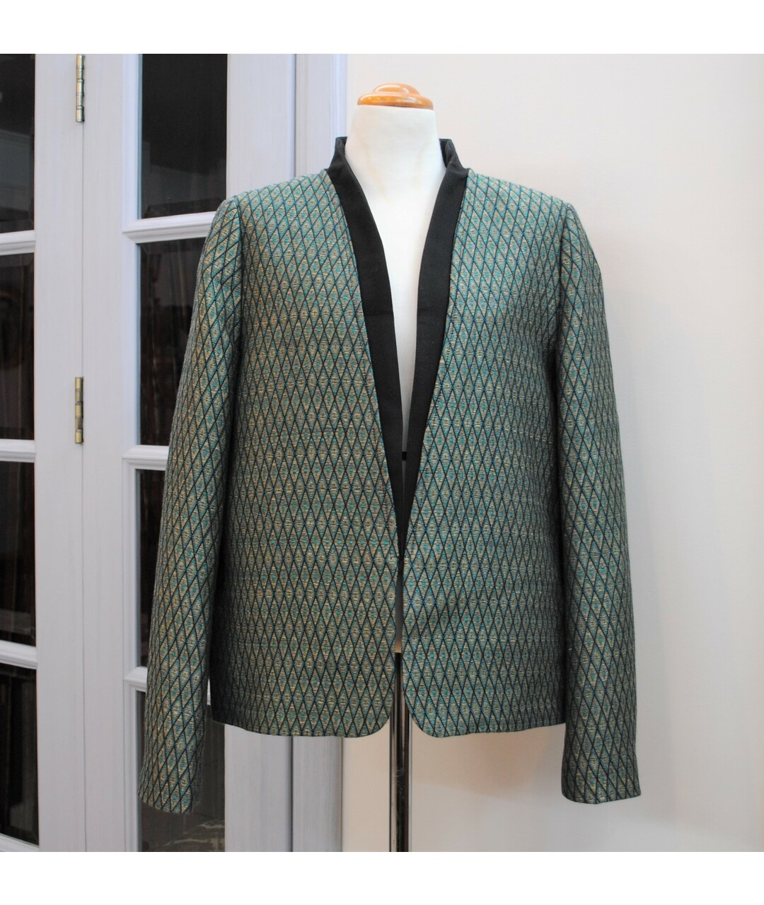 BA&SH Зеленый льняной жакет/пиджак, фото 9