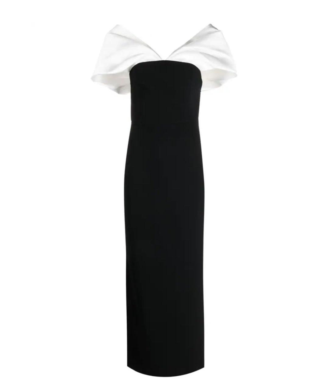 SOLACE LONDON Черное полиэстеровое вечернее платье, фото 1