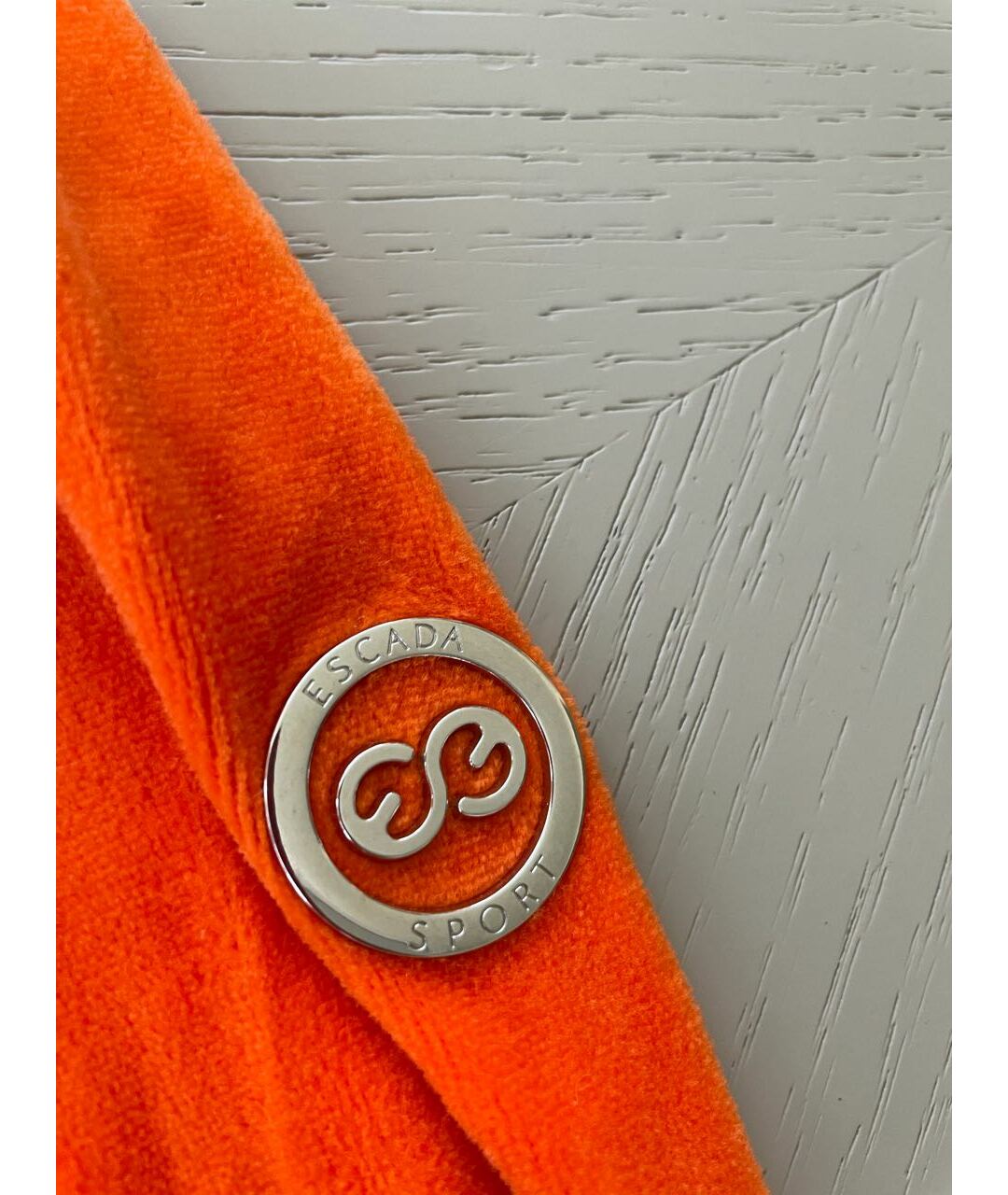 ESCADA Оранжевая хлопковая спортивная куртка, фото 3