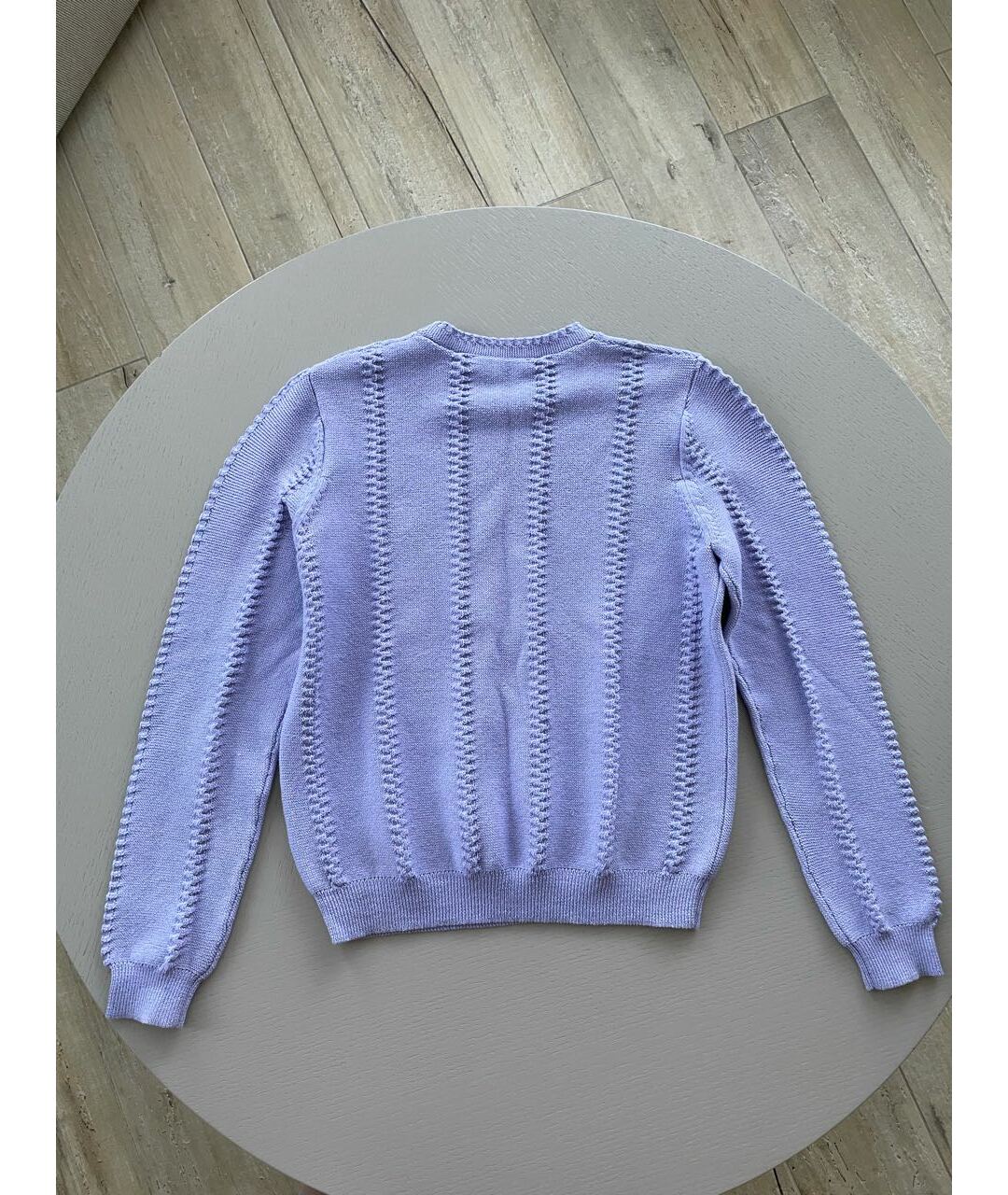 CARVEN Фиолетовый хлопковый джемпер / свитер, фото 2