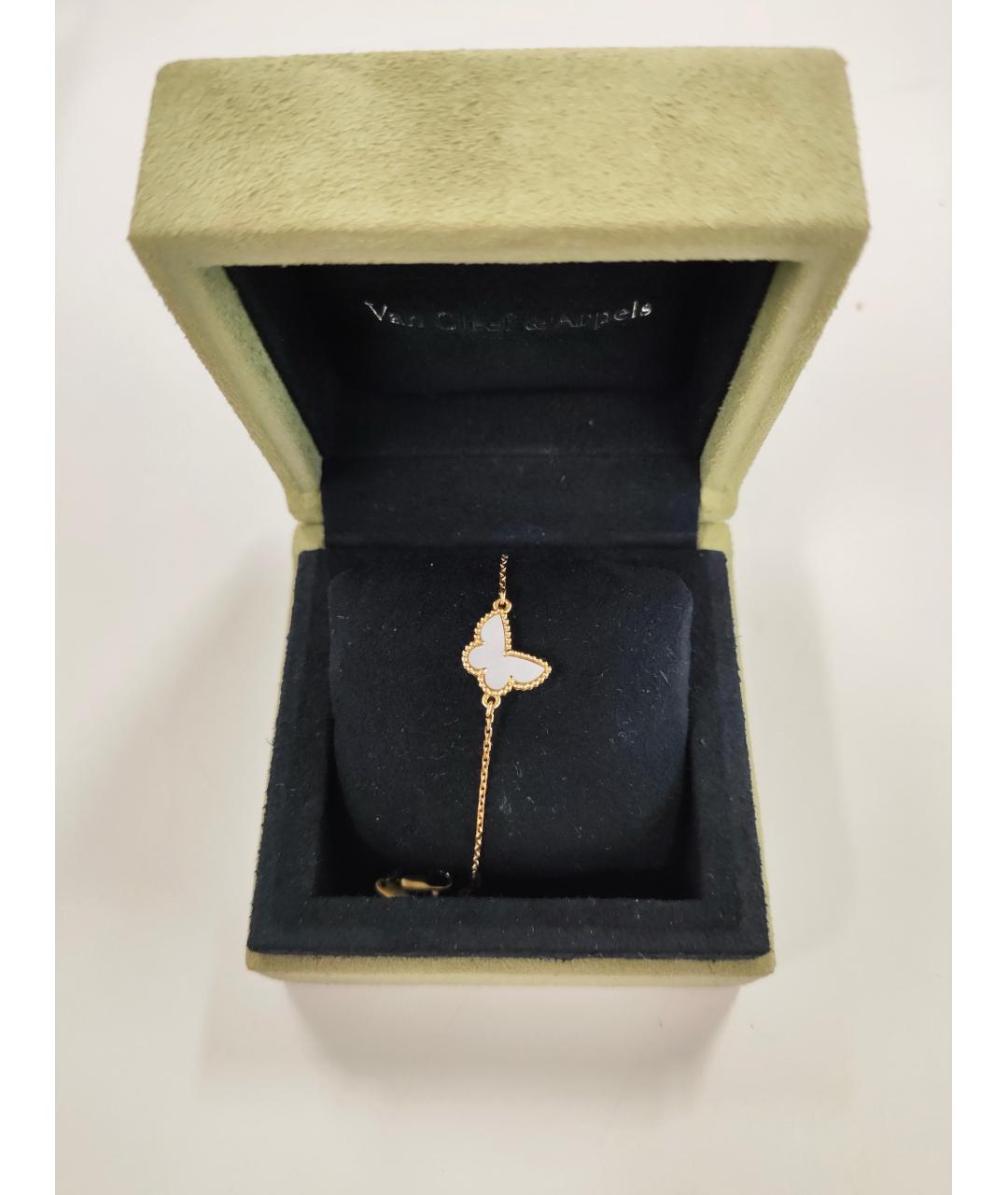 VAN CLEEF & ARPELS Белый браслет из желтого золота, фото 4