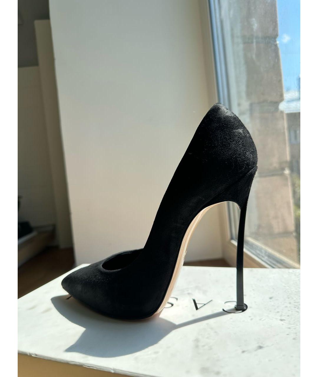 CASADEI Черные замшевые туфли, фото 7