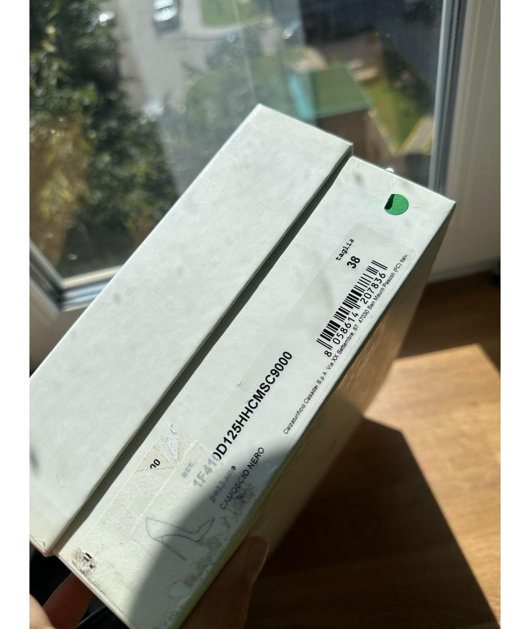 CASADEI Черные замшевые туфли, фото 6